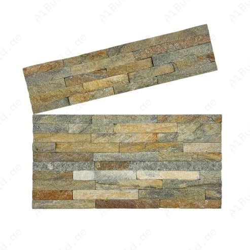 Premium Starlit Quartz Wall Cladding in Rust Army Green & Rust Moss Green. Durable stone finish with rich textures for elegant, modern, and classic interiors.