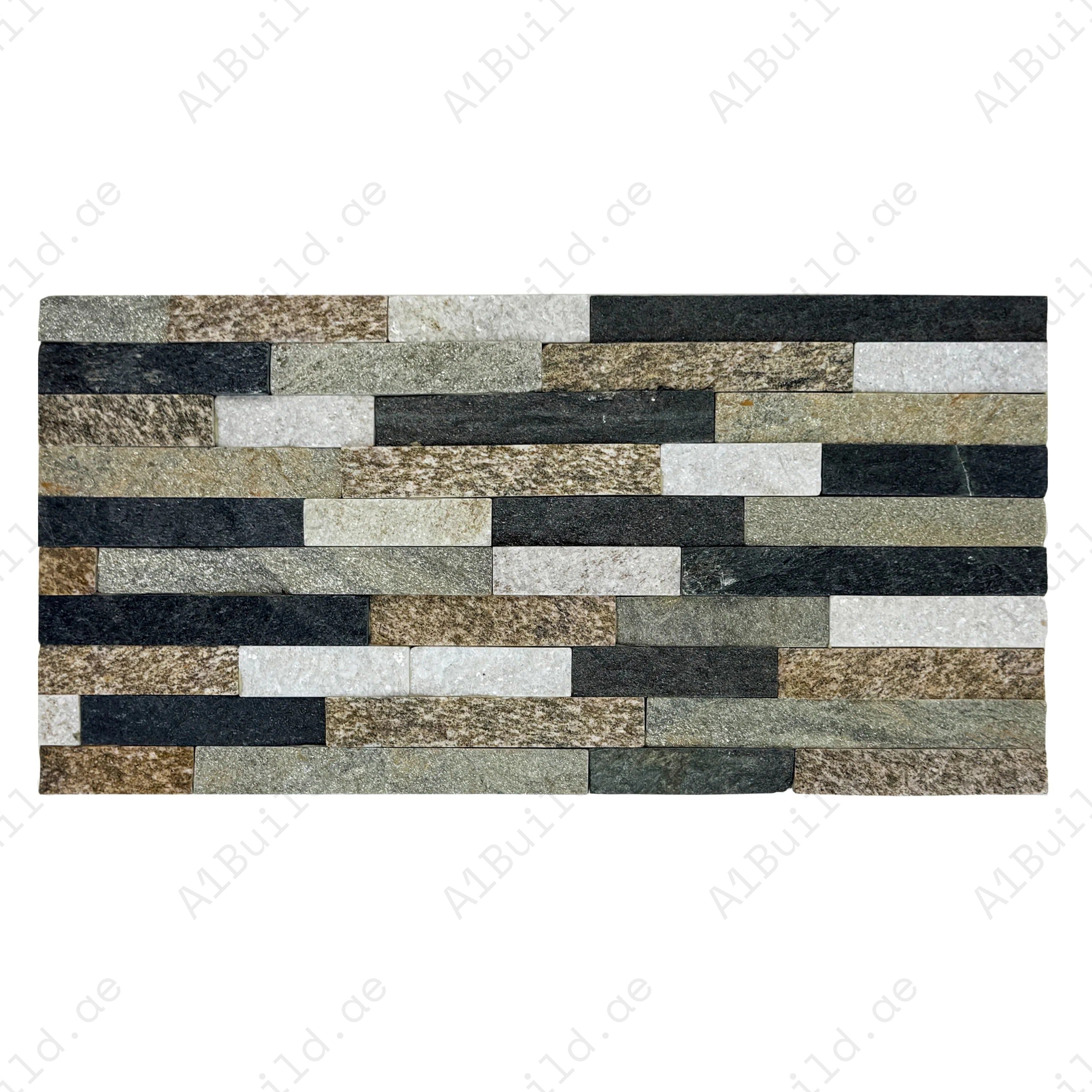 Premium Starlit Quartz Wall Cladding in Yellow, White, Black & Green. Durable stone finish with rich textures adds elegance and timeless style to interiors.