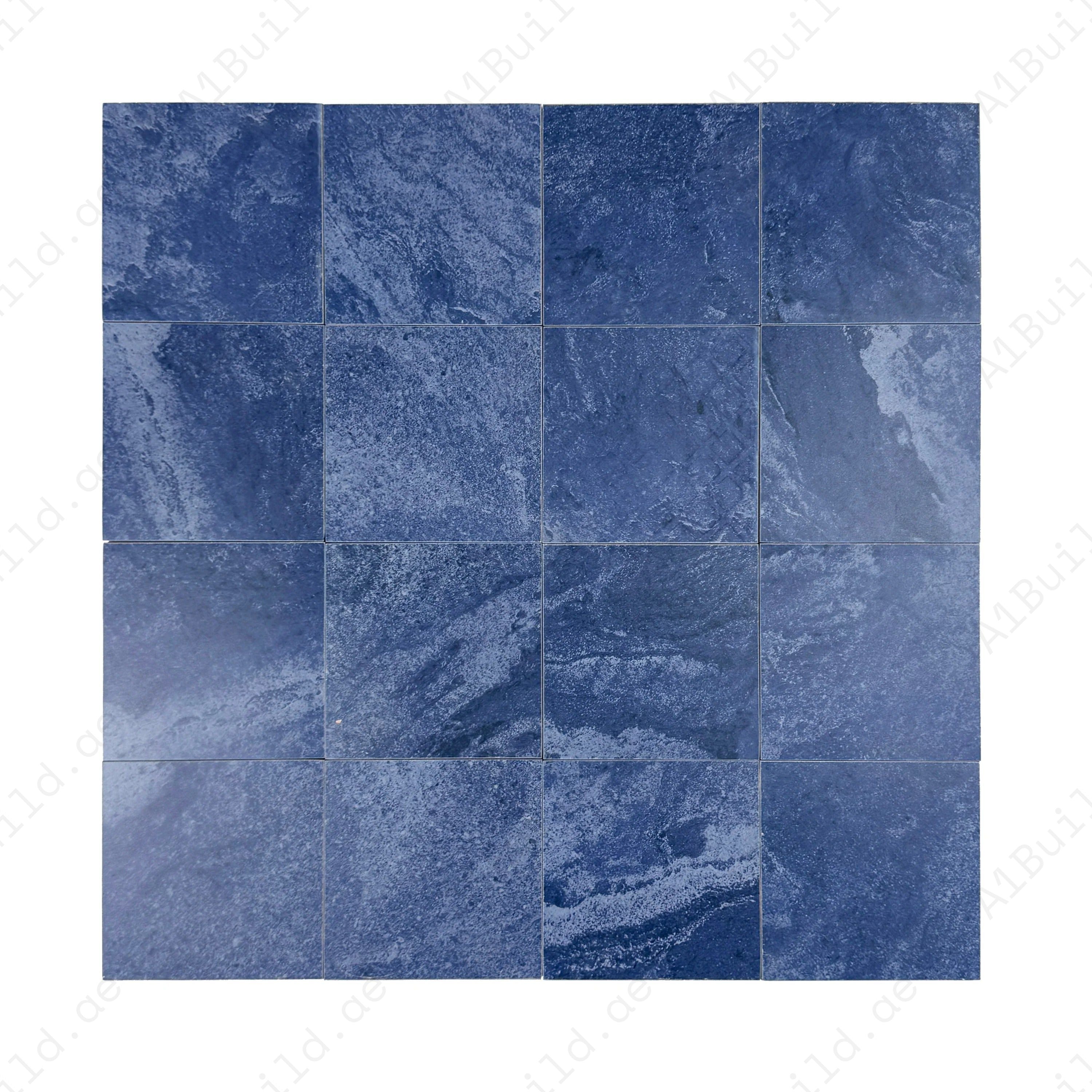 Premium Sukabumi Blue Pattern Porcelain Tile for pools, spas, and water features. Durable, slip-resistant, UV-stable, and eco-friendly for lasting style.