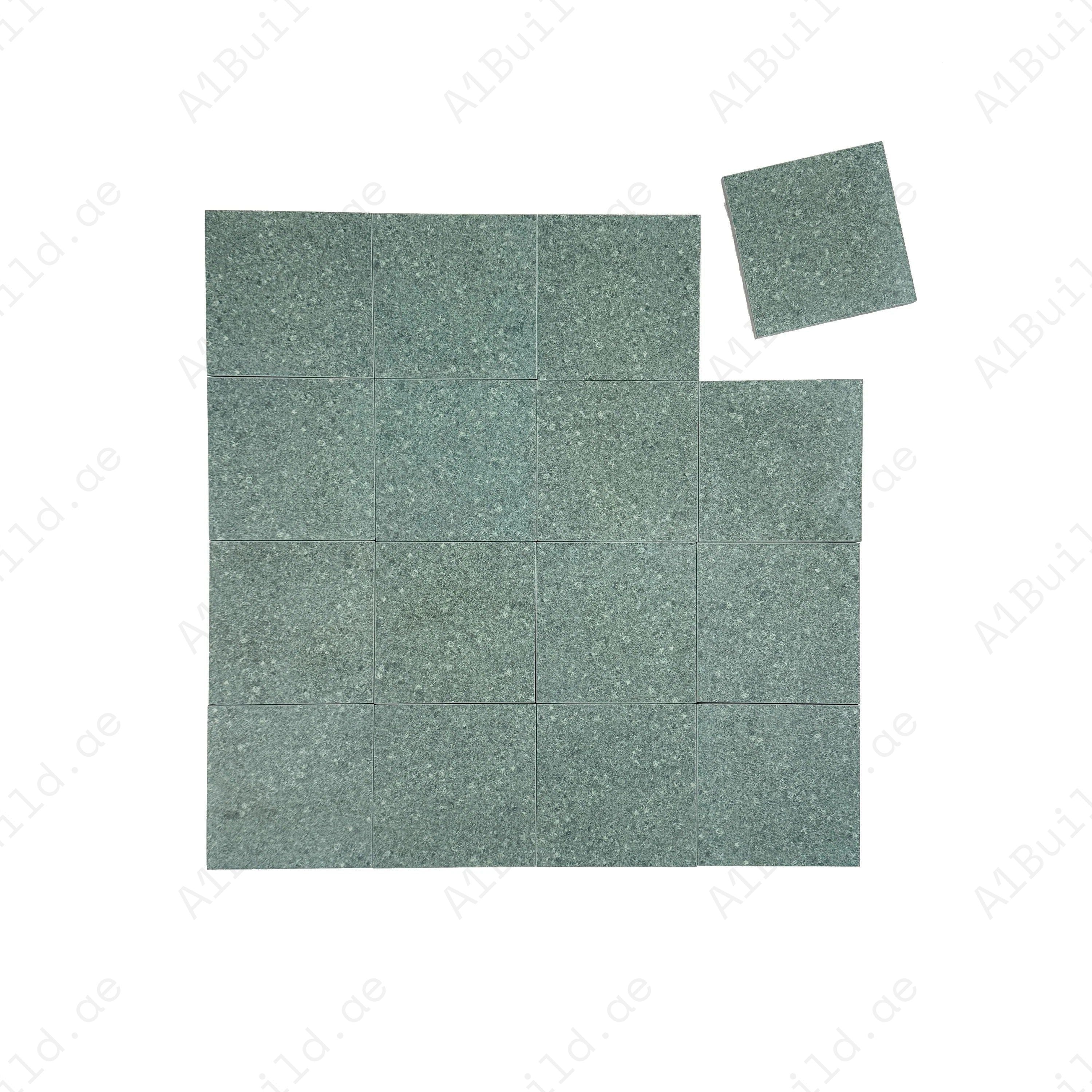 Premium Sukabumi Dark Green Porcelain Tile for pools, spas & water features. Durable, slip-resistant, UV-resistant, and eco-friendly for lasting style.