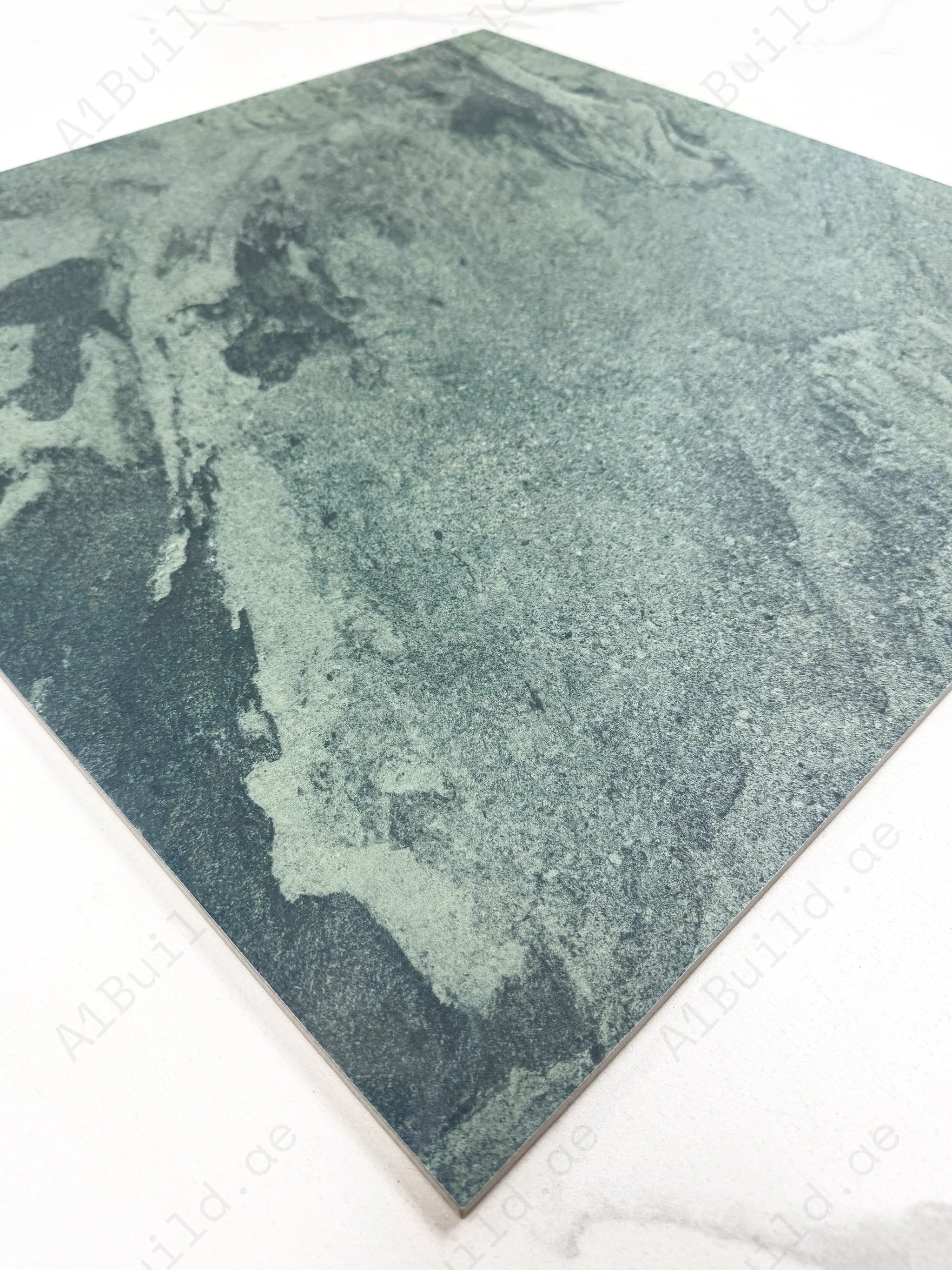 Premium Sukabumi Green Pattern Porcelain Tile 600x600 mm for pools, spas & walls. Slip-resistant, UV-stable, eco-friendly, built for long-lasting use.
