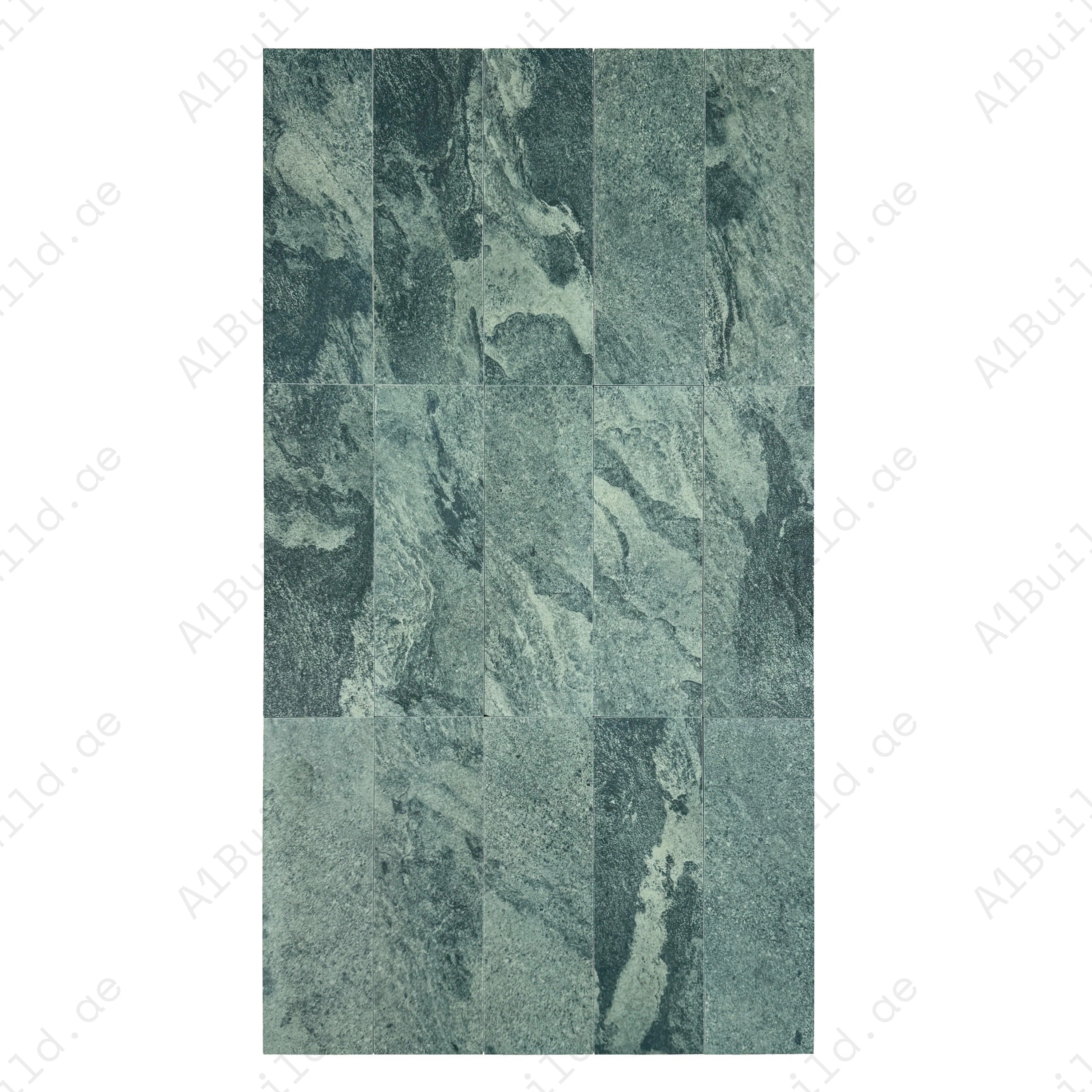 Premium Sukabumi Green Pattern Porcelain Tile for pools, spas & water walls. Slip-resistant, UV-stable, eco-friendly and engineered for long-lasting durability.