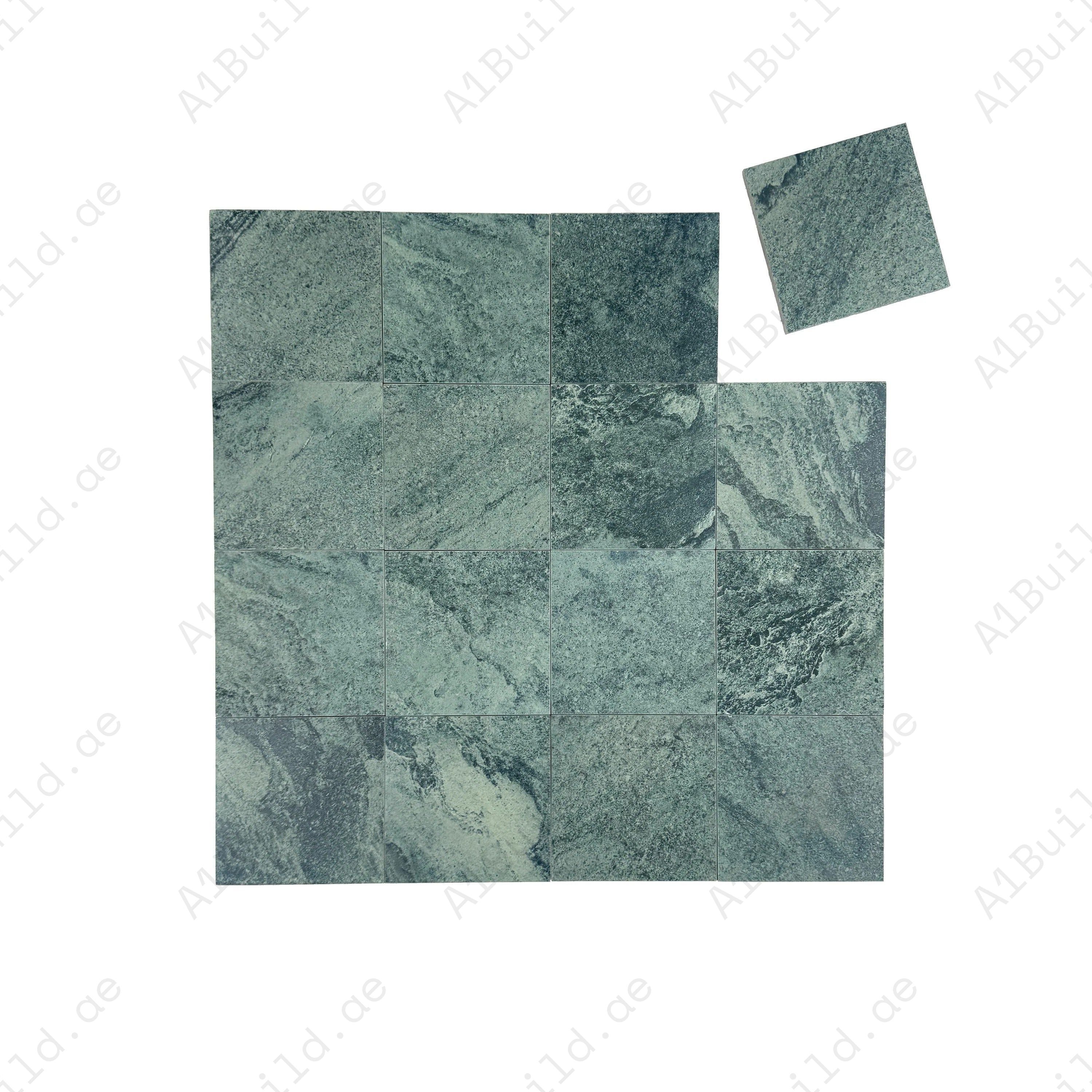 Premium Sukabumi Green Pattern Porcelain Tile for pools, spas & water walls. UV-resistant, slip-proof, eco-friendly, and built to last in harsh climates.