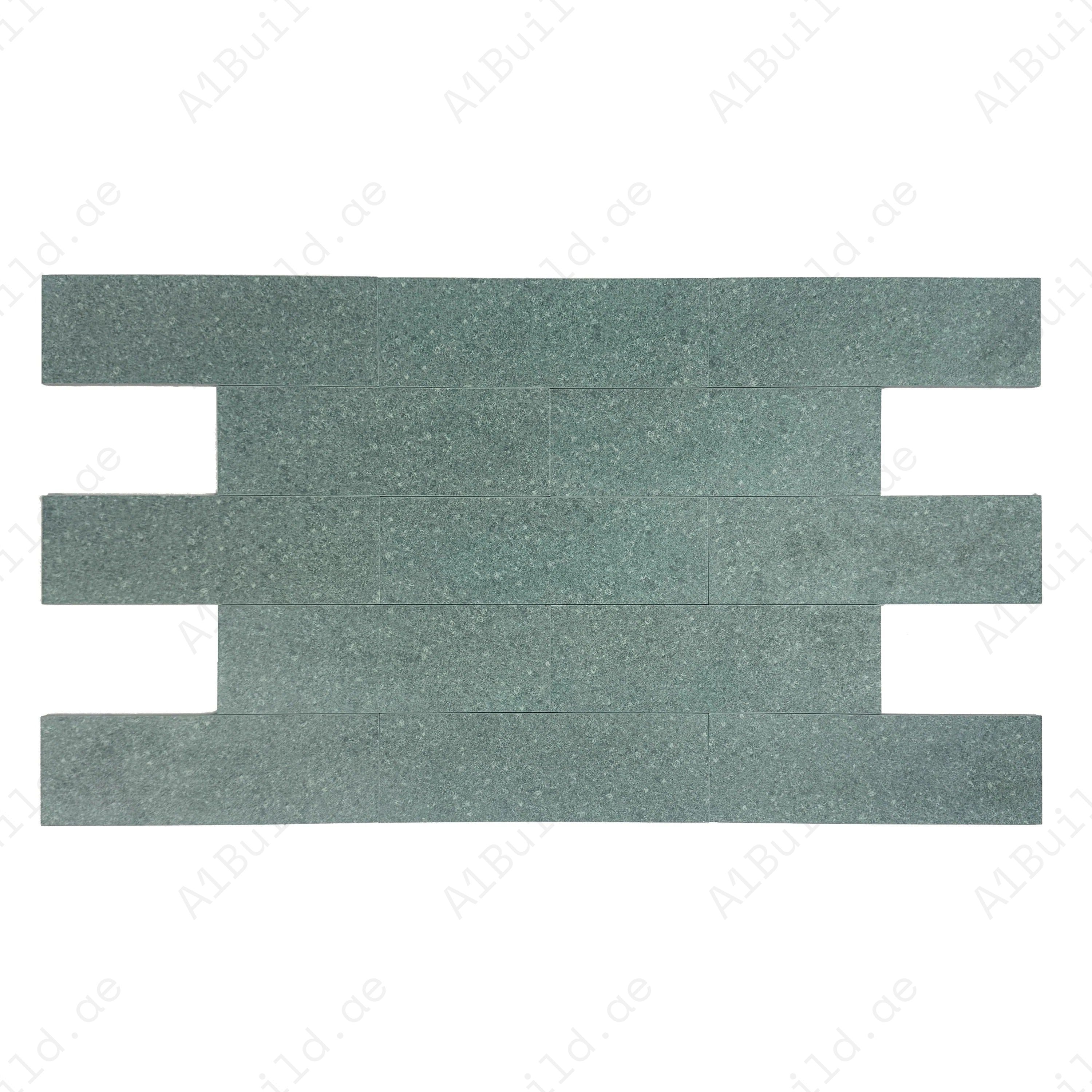 Premium Sukabumi Medium Green Porcelain Tile for pools. Slip-resistant, UV durable & eco-friendly. Perfect for luxury pools, spas & water features in Dubai.