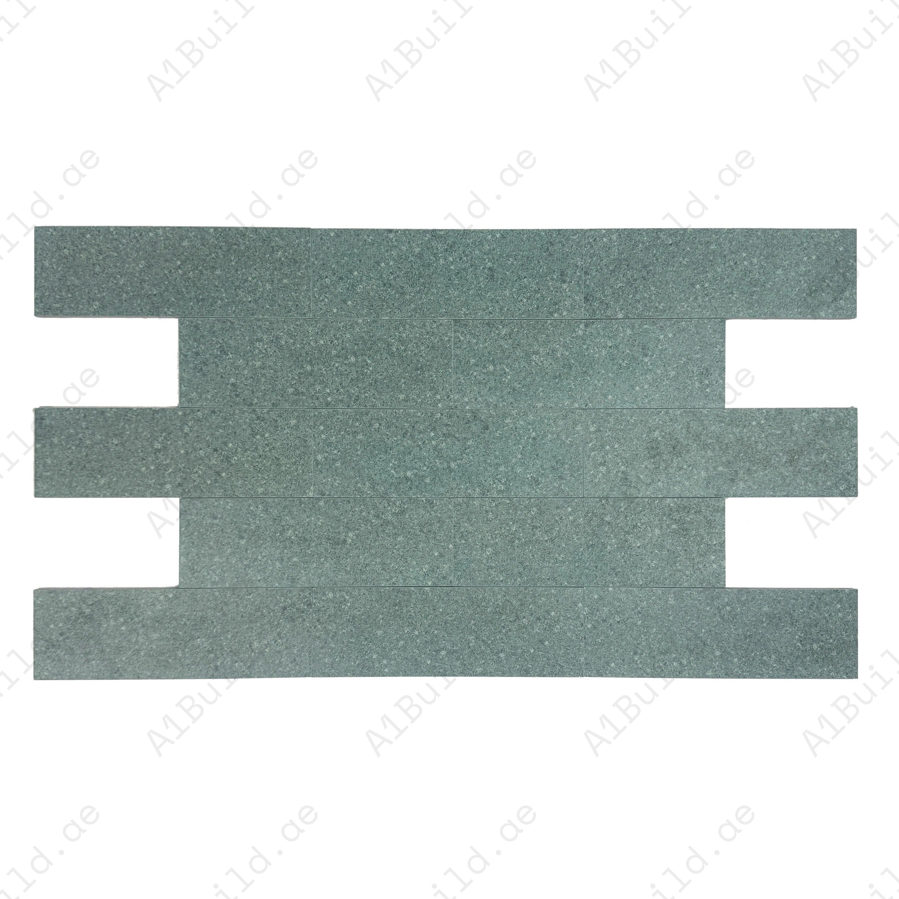 Premium Sukabumi Medium Green Porcelain Tile for pools. Slip-resistant, UV durable & eco-friendly. Perfect for luxury pools, spas & water features in Dubai.