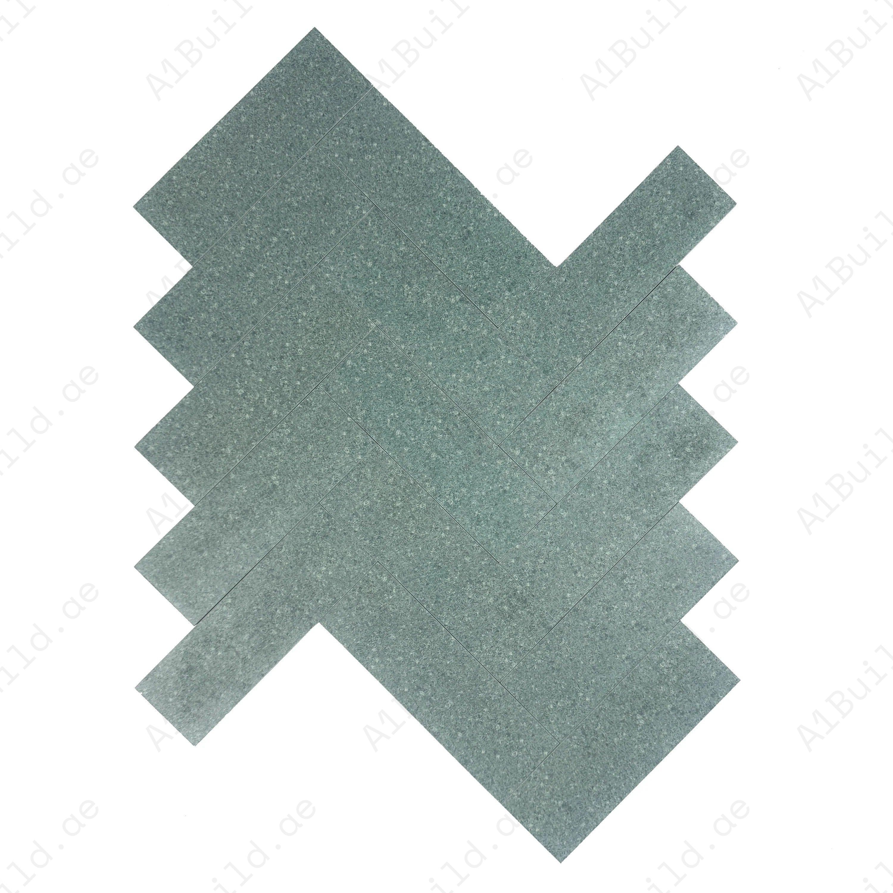 Premium Sukabumi Medium Green Porcelain Tile for pools. Slip-resistant, UV durable & eco-friendly. Perfect for luxury pools, spas & water features in Dubai.