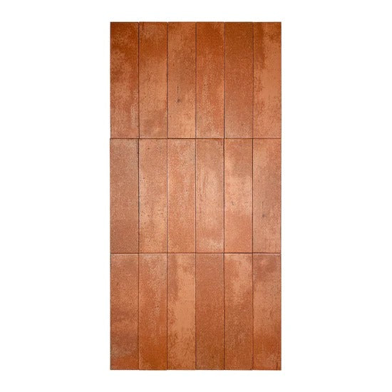 Premium caramel brown ceramic artisanal tiles. Matte finish, durable, waterproof, scratch-resistant, ideal for kitchens, bathrooms, and elegant interior walls.