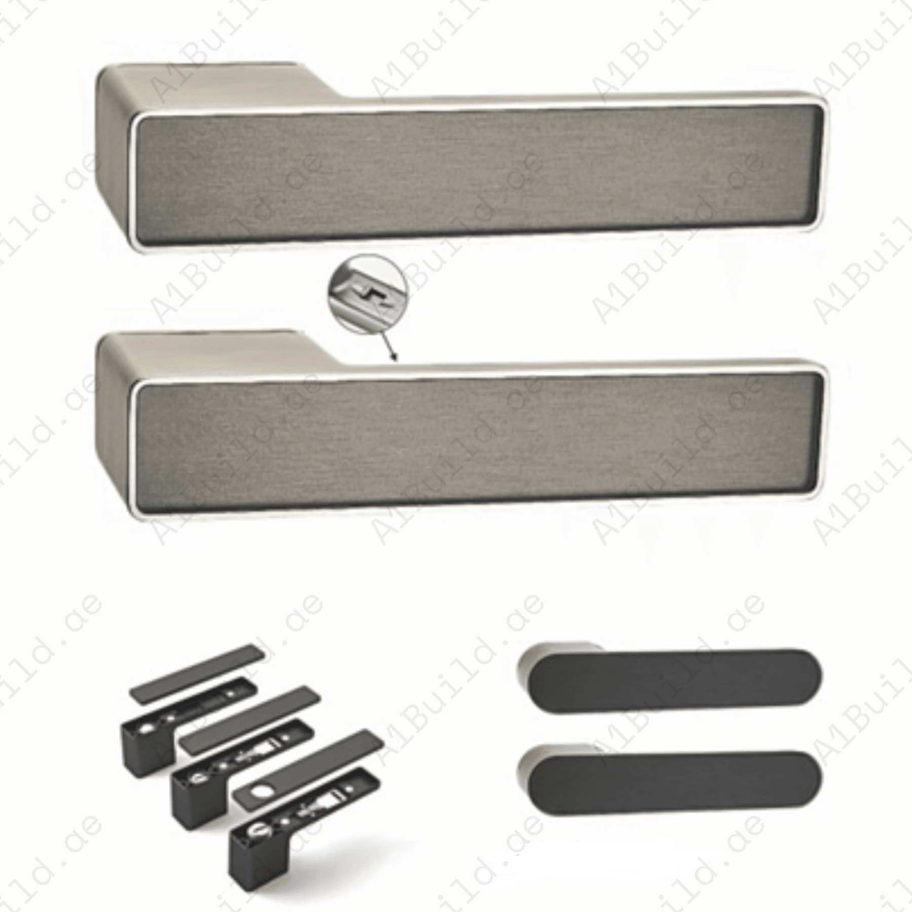 Premium minimalist magnetic door handle made from Aluminium alloy with smooth silent operation and modern design for luxury interiors.