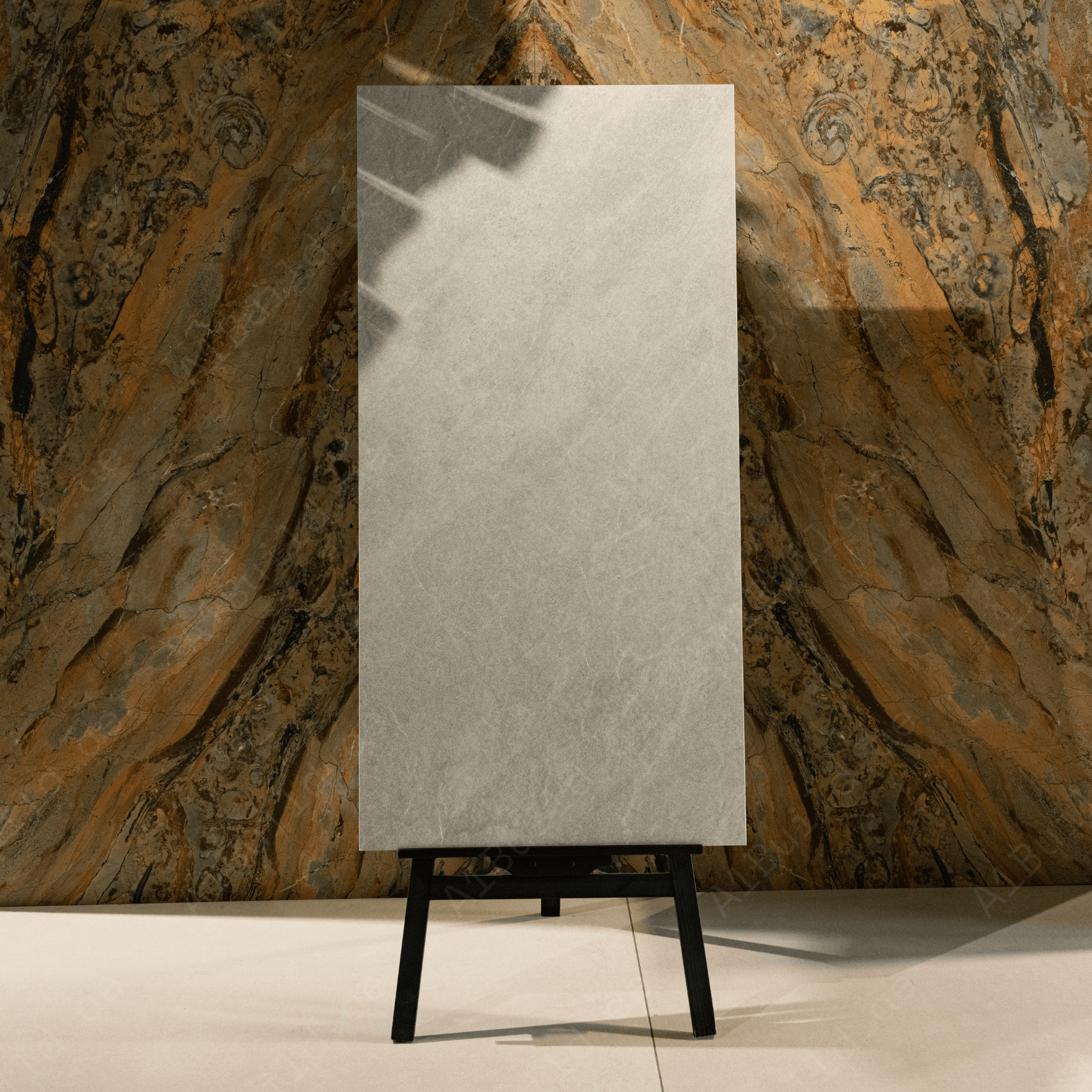Quarry Steal Cloud porcelain tile 60x120cm 9mm thickness, cloud grey stone look design, durable porcelain tile for modern floors and walls.