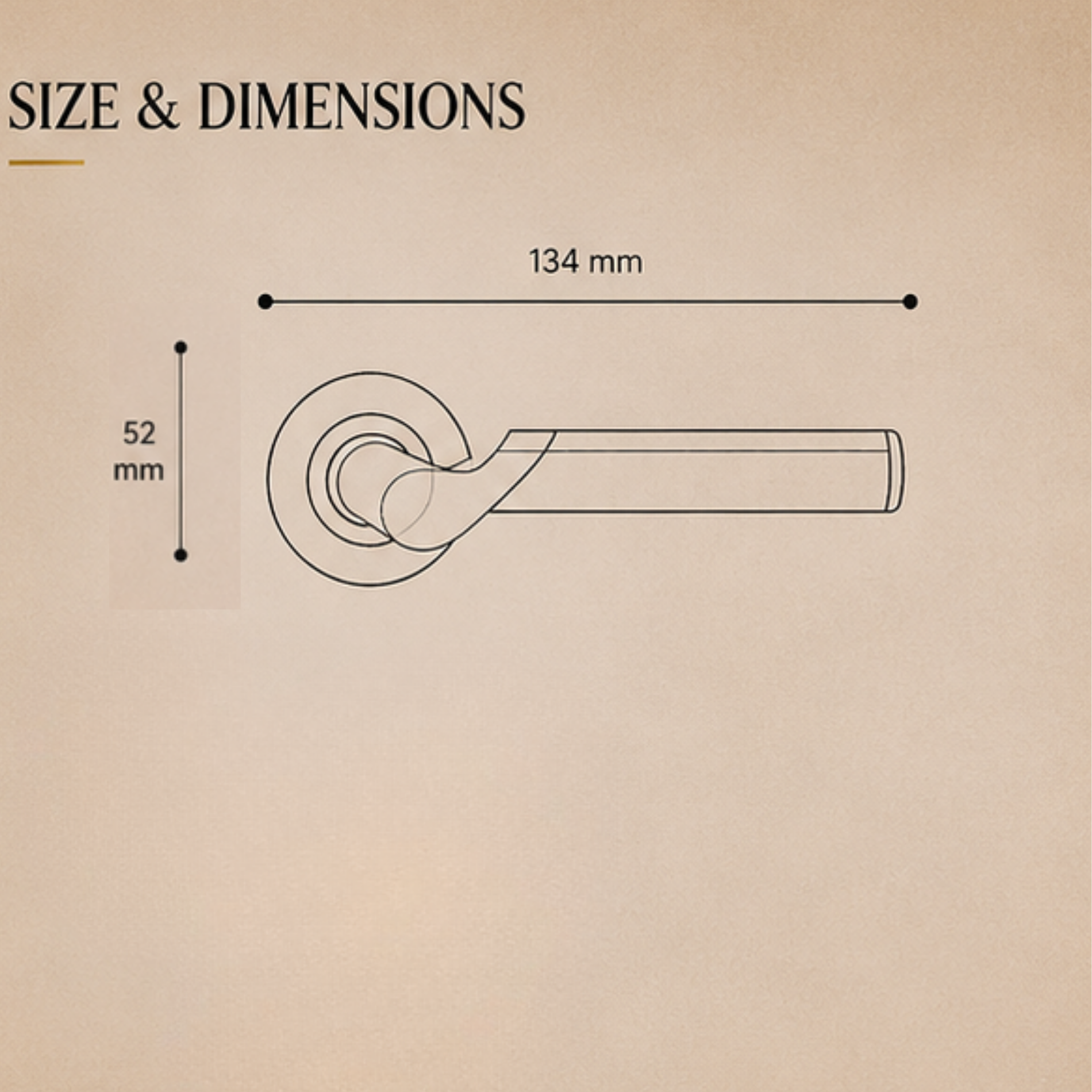 RH.9092 premium zinc alloy door handle in Satin Nickel Chrome Plated finish. Luxury architectural hardware for modern homes, hotels, offices, and interiors.