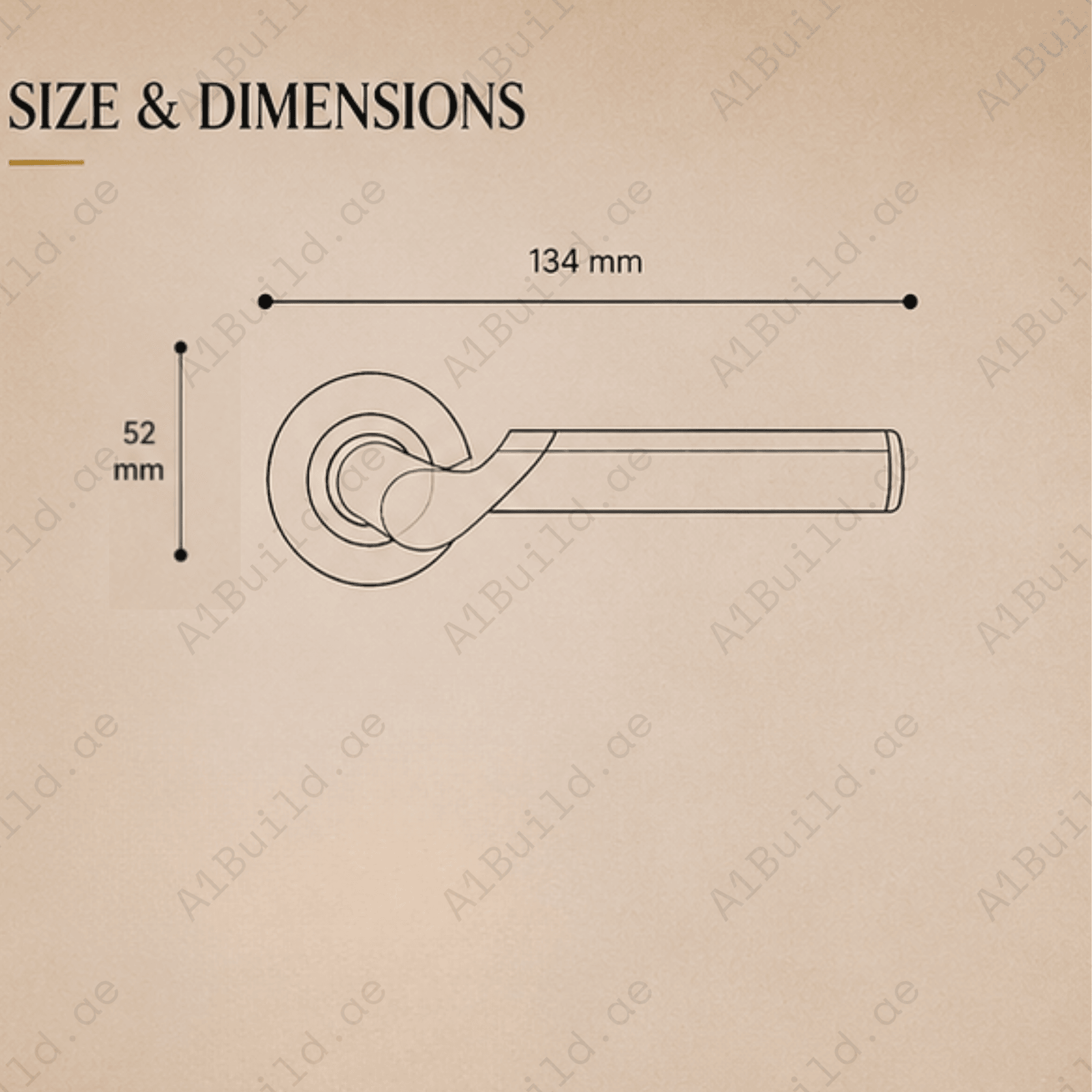 RH.9092 premium zinc alloy door handle in Satin Nickel Chrome Plated finish. Luxury architectural hardware for modern homes, hotels, offices, and interiors.