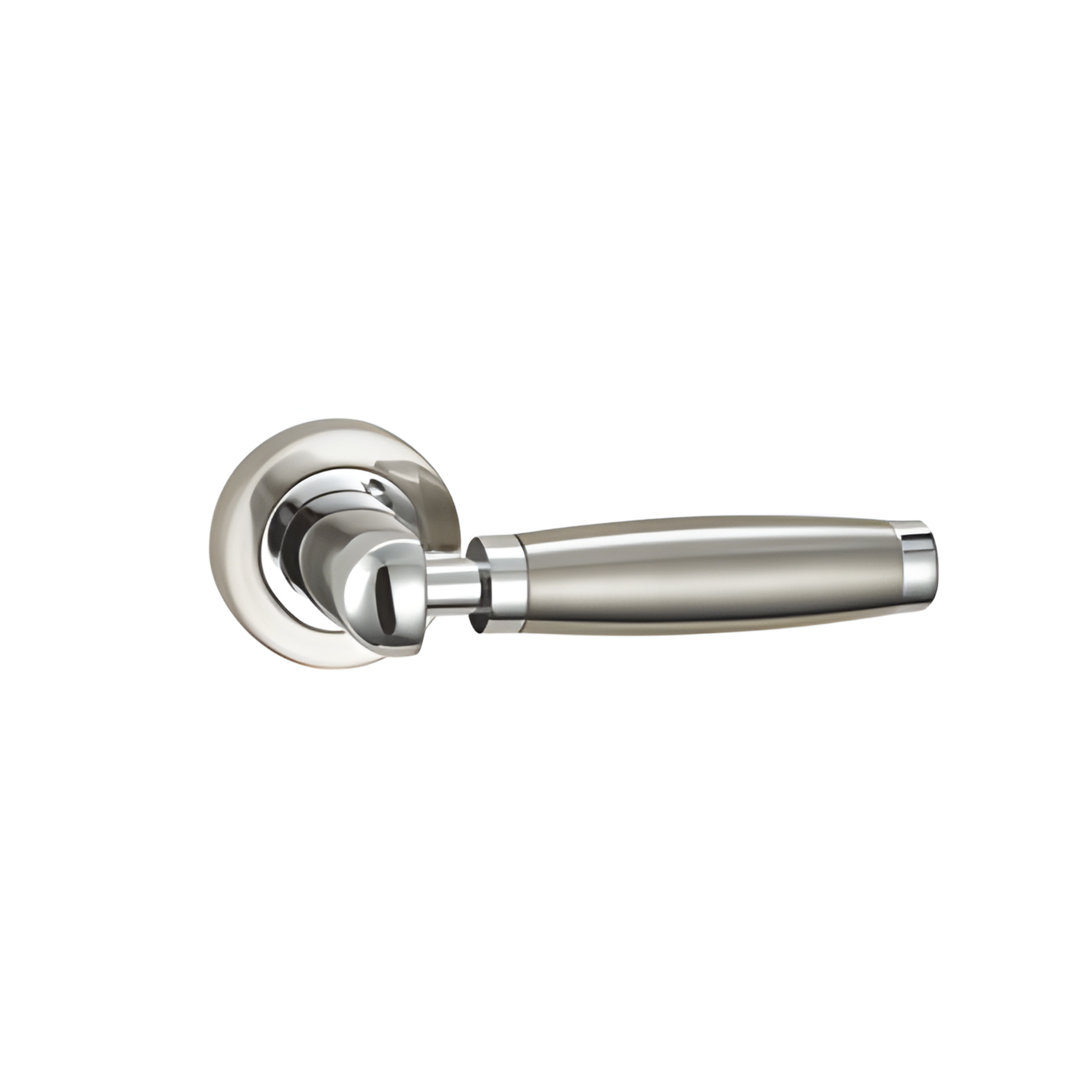 RH.9099 premium zinc alloy door handle in Satin Nickel Chrome Plated finish. Luxury architectural hardware for modern homes, hotels, offices, and interiors.