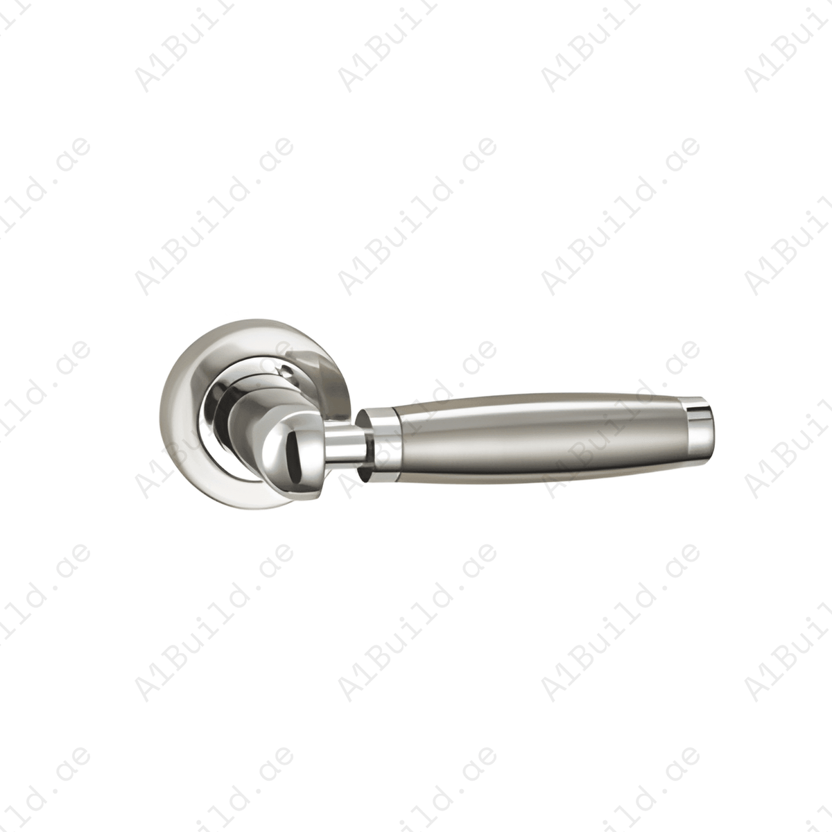RH.9099 premium zinc alloy door handle in Satin Nickel Chrome Plated finish. Luxury architectural hardware for modern homes, hotels, offices, and interiors.