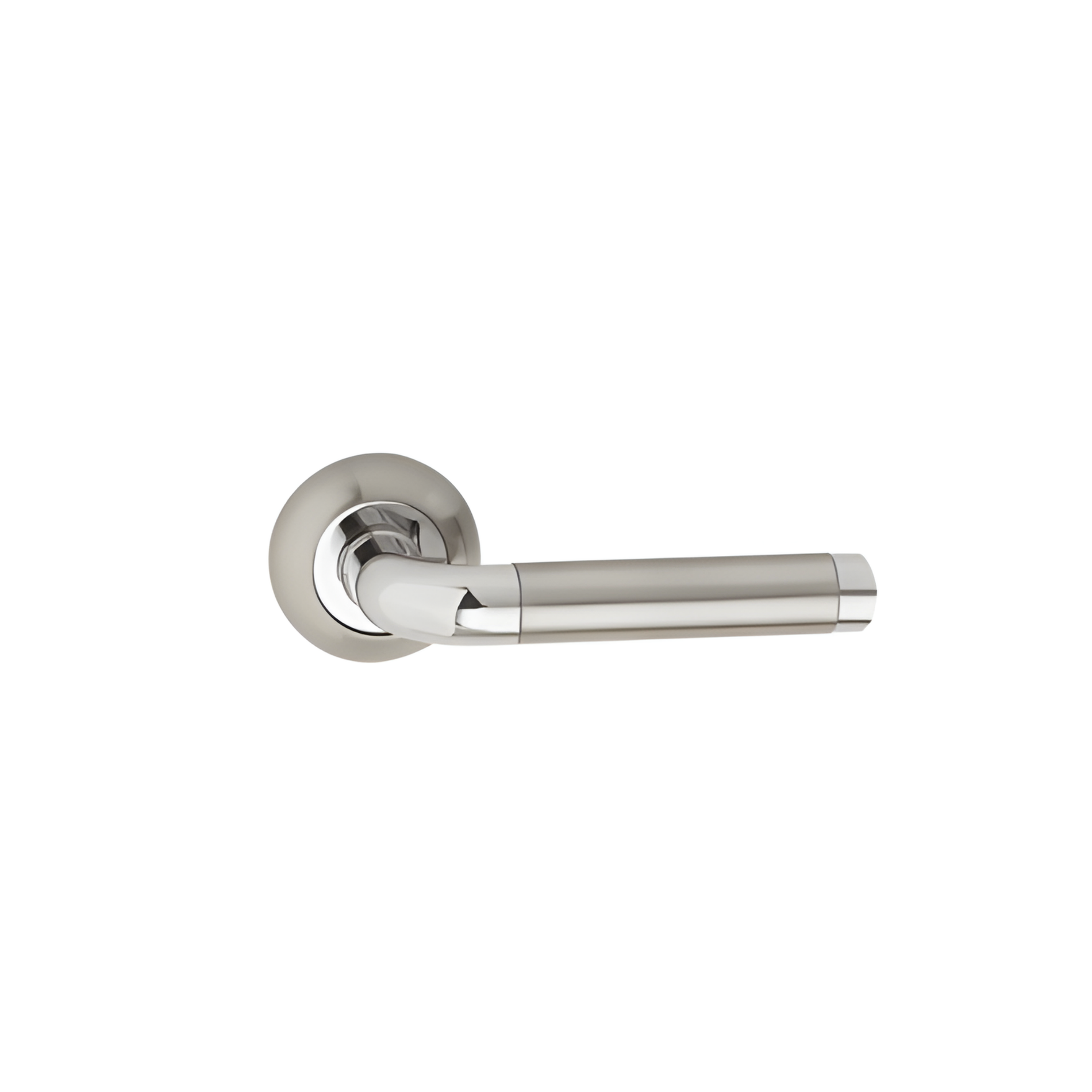 RH.9101 premium zinc alloy door handle in Satin Nickel Chrome Plated finish. Luxury architectural hardware for modern homes, hotels, offices, and interiors.