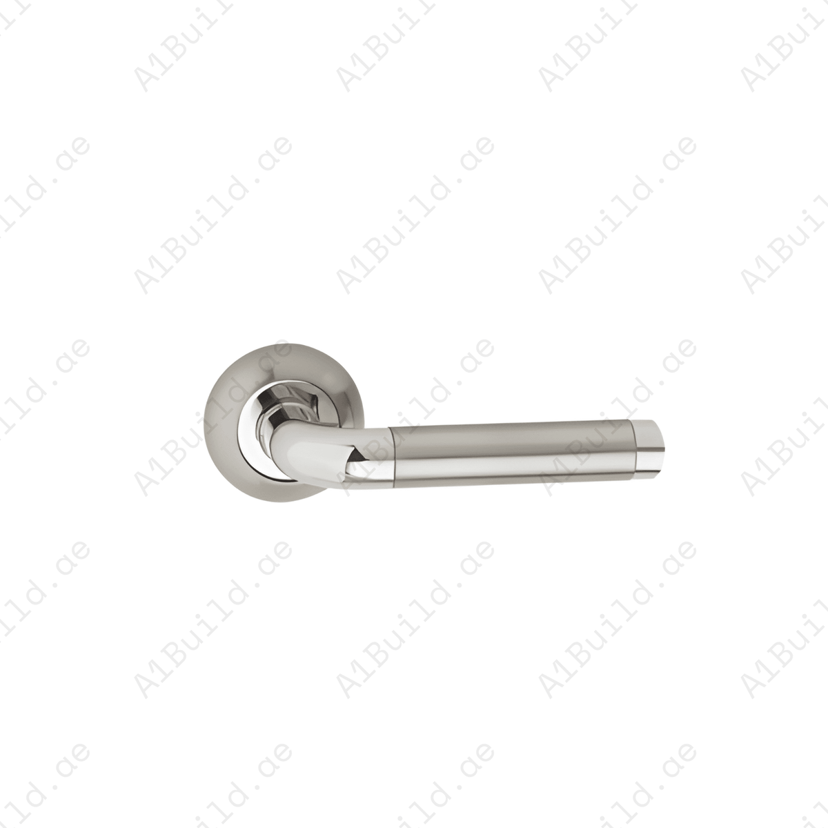 RH.9101 premium zinc alloy door handle in Satin Nickel Chrome Plated finish. Luxury architectural hardware for modern homes, hotels, offices, and interiors.