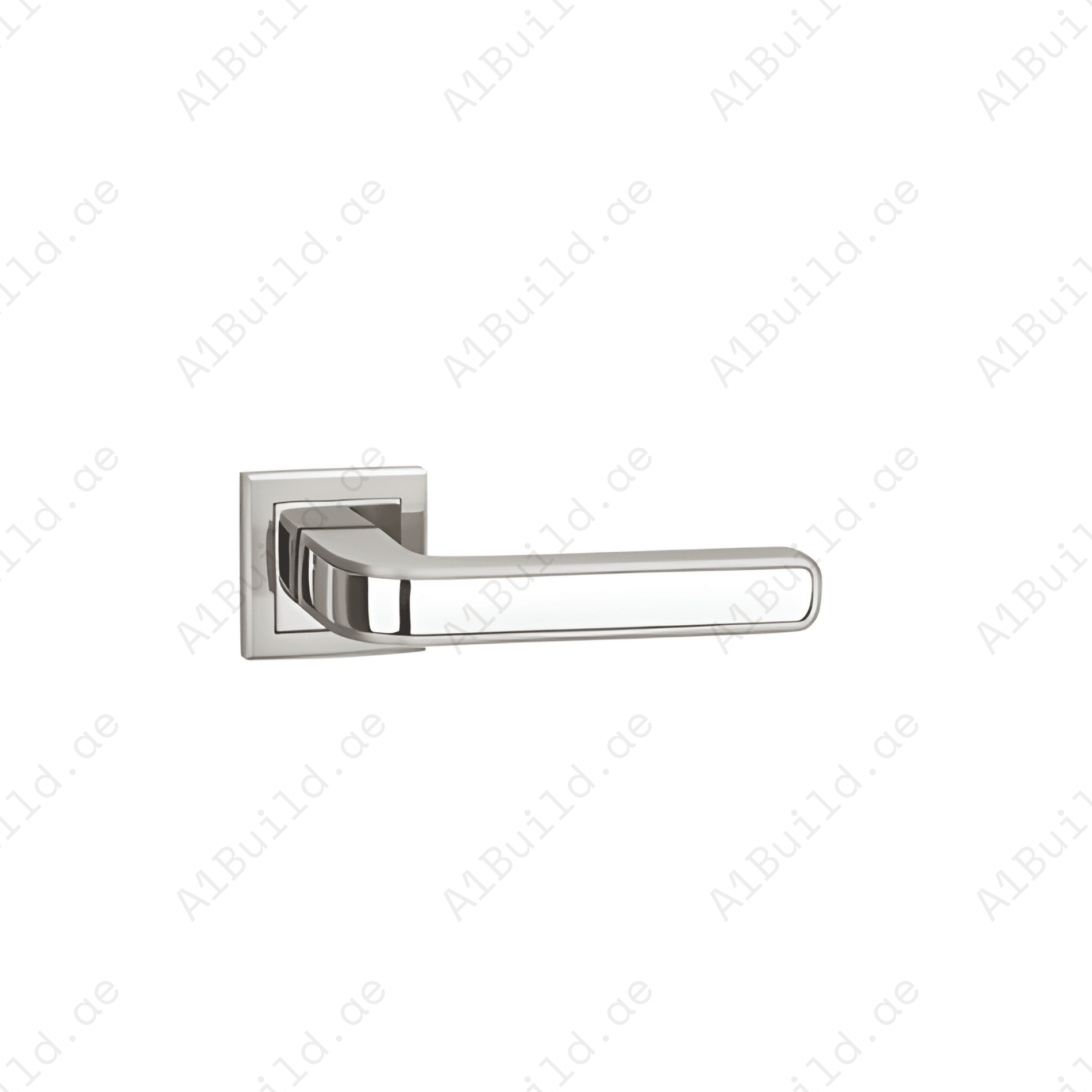 RH.9341 premium zinc alloy door handle in Satin Nickel Chrome Plated finish. Luxury architectural hardware for modern homes, hotels, offices, and interiors.
