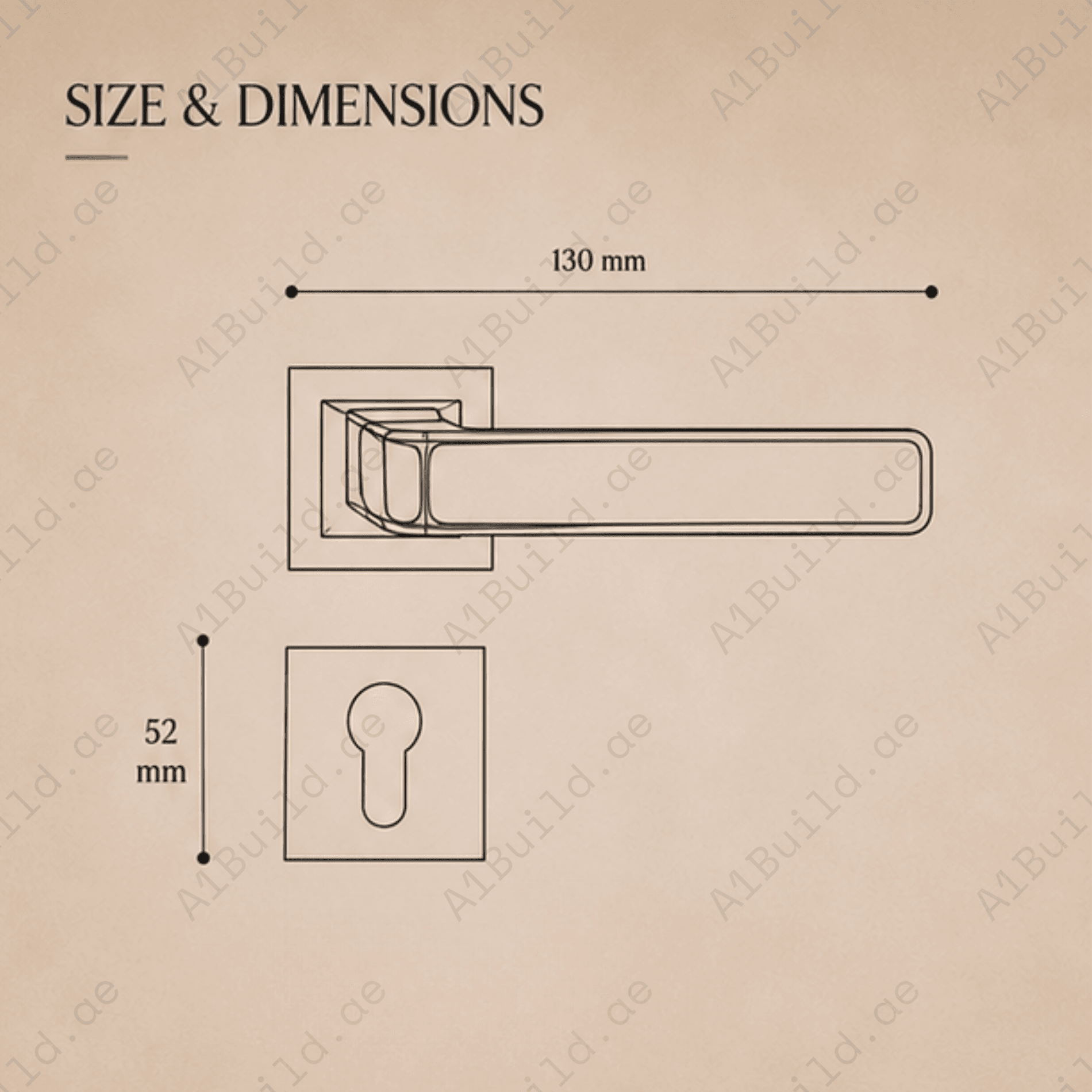 RH.9341 premium zinc alloy door handle in Satin Nickel Chrome Plated finish. Luxury architectural hardware for modern homes, hotels, offices, and interiors.