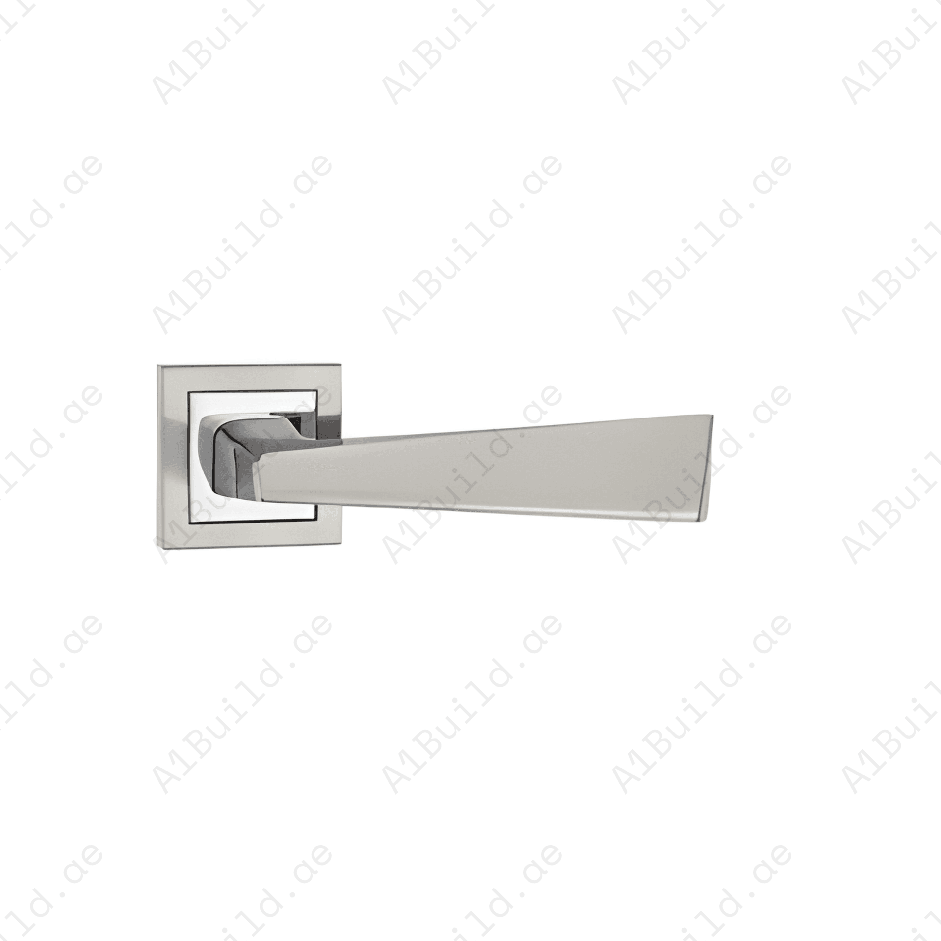 RH.9387 premium zinc alloy door handle in Satin Nickel and Chrome finish. Luxury architectural hardware for modern homes, hotels, offices, and interiors.