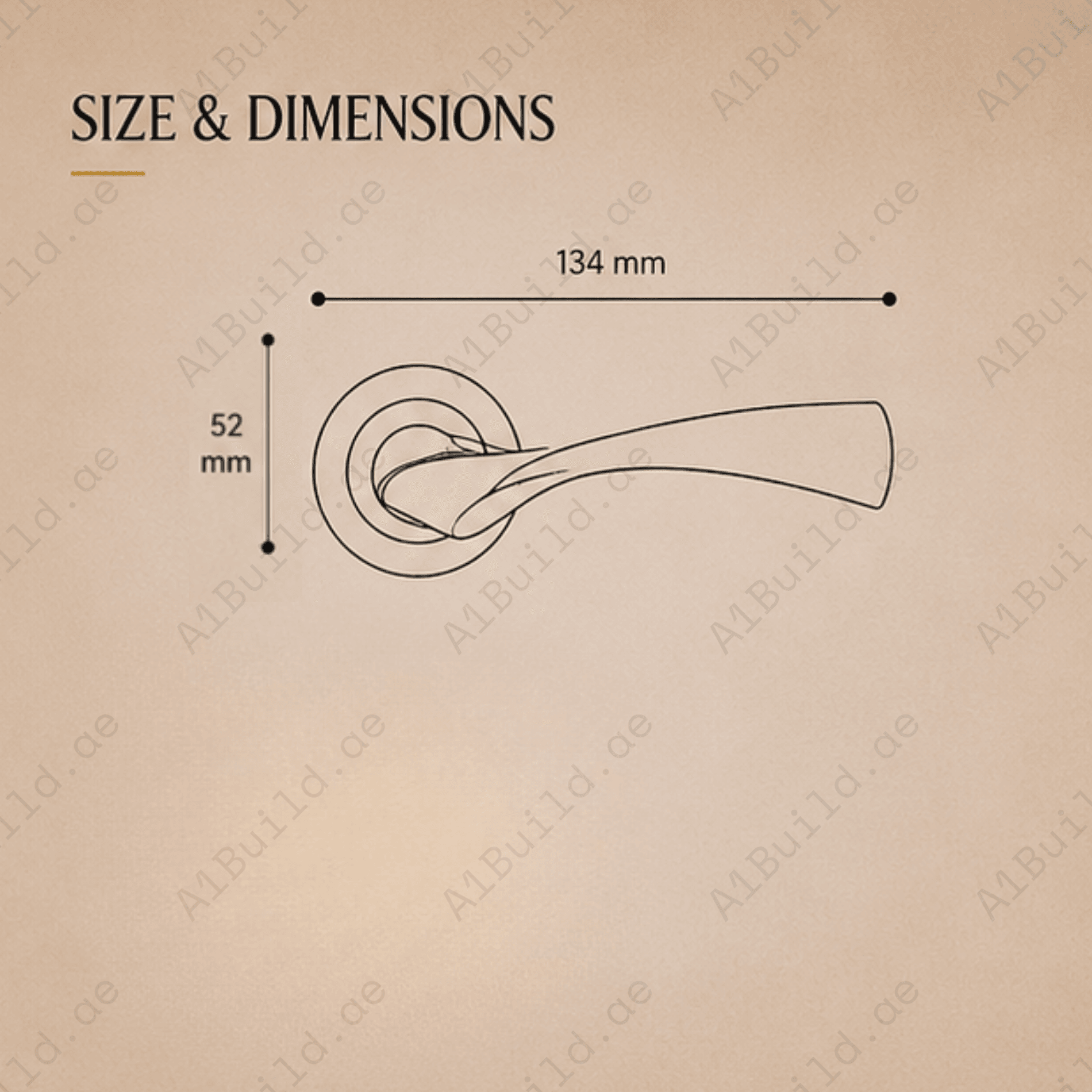 RH.9391 premium zinc alloy door handle in Satin Nickel Chrome Plated finish. Luxury architectural hardware for modern homes, hotels, offices, and interiors.
