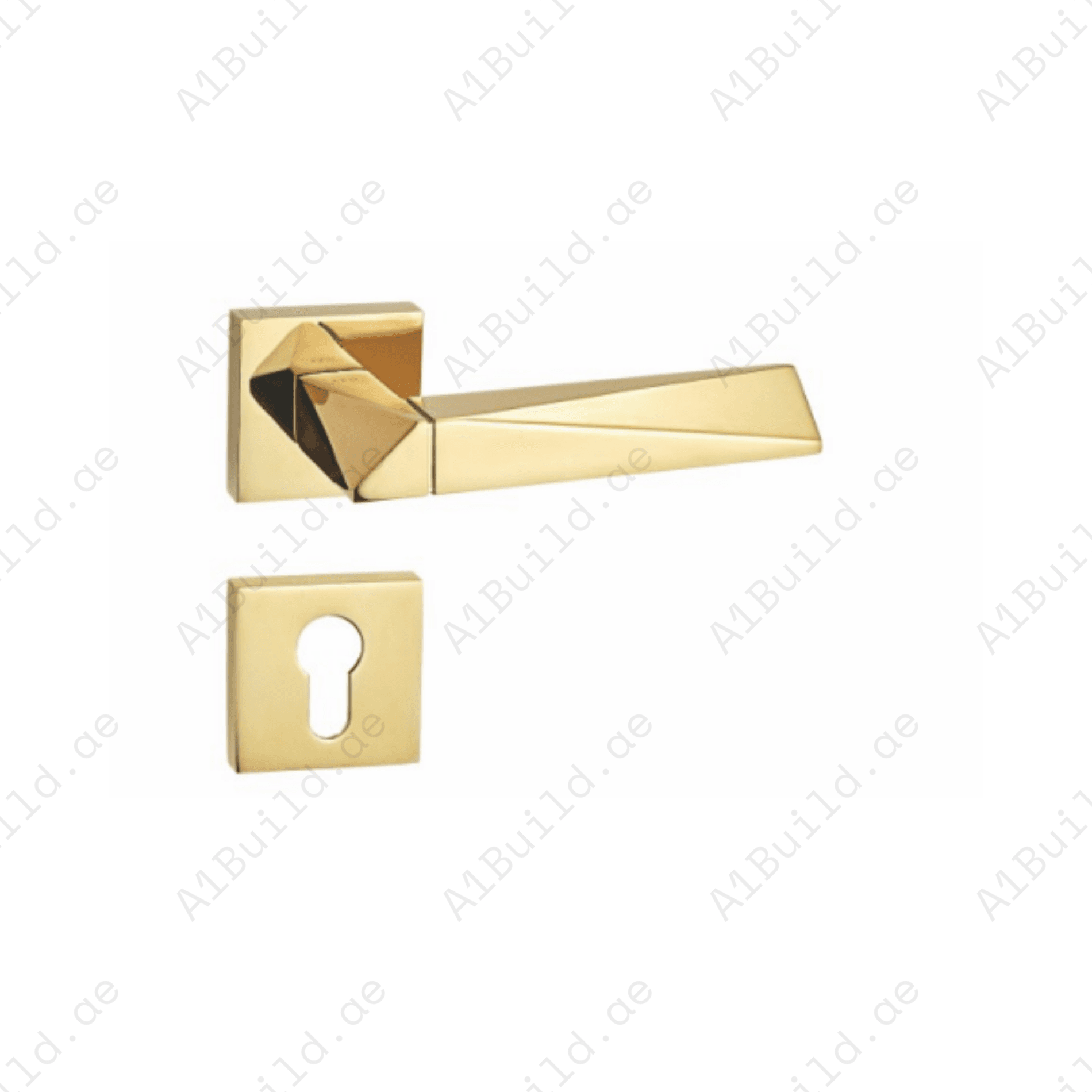 RH.9602 luxury zinc alloy door handle with Matt Antique Brass and Matt Satin Nickel PVD finishes. Premium architectural hardware for modern interiors.