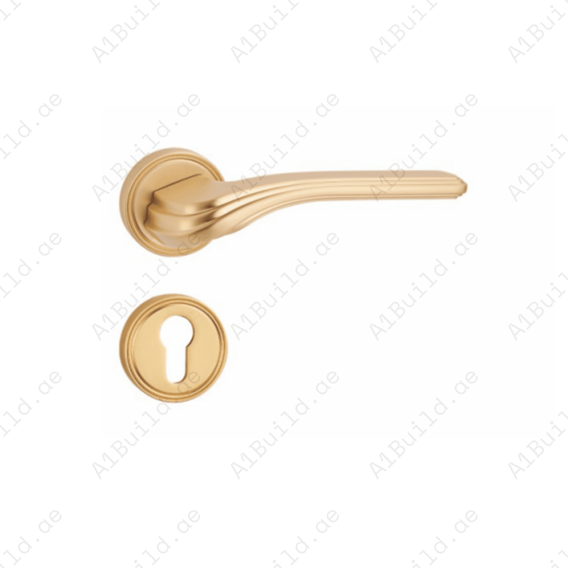 RH.9671 luxury zinc alloy door handle in Black, Satin Nickel, Satin Brass and PVD finish. Premium modern architectural hardware for interiors.