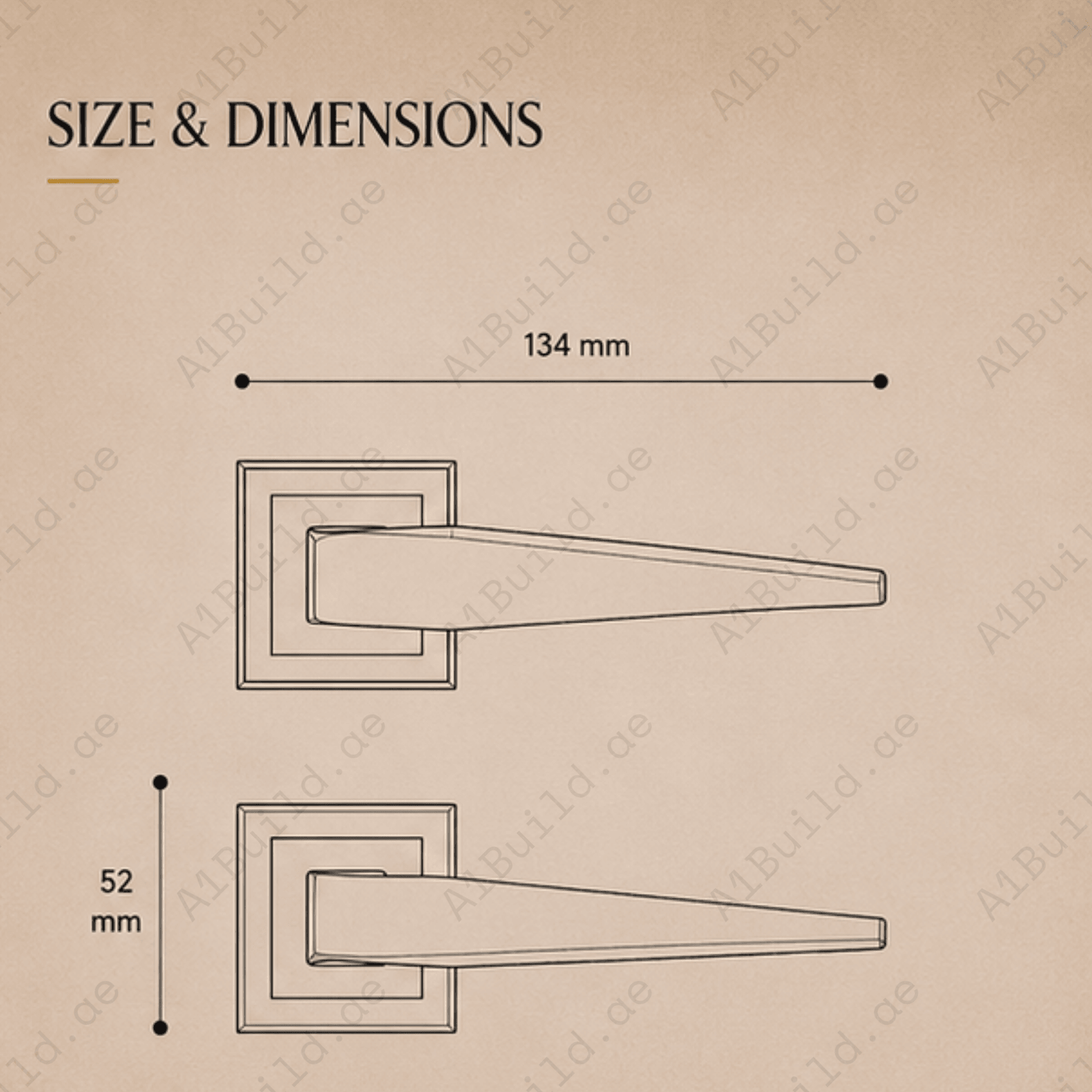 RH.9728 premium zinc alloy door handle in Satin Nickel Chrome Plated finish. Luxury architectural hardware for modern homes, hotels, offices, and interiors.