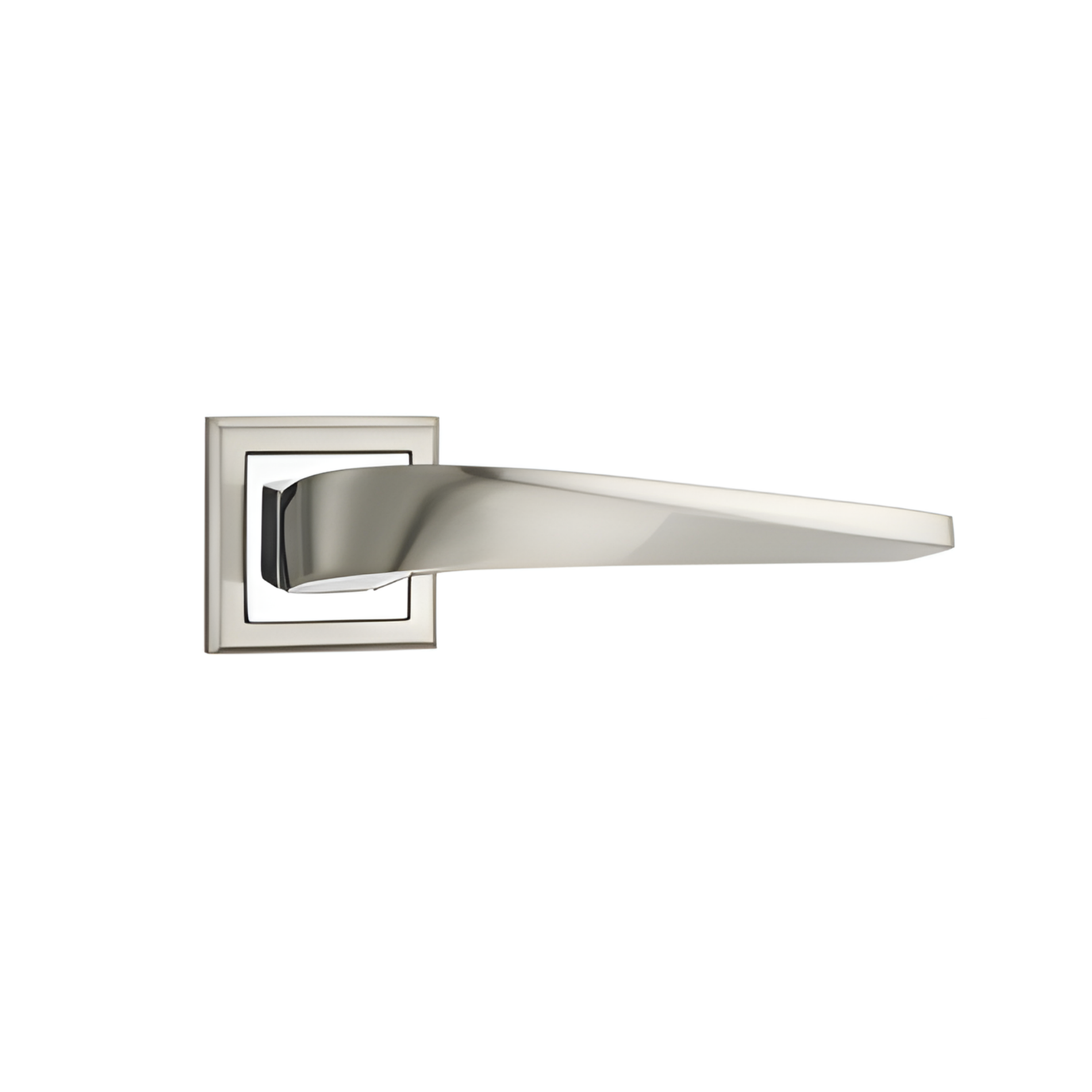 RH.9728 premium zinc alloy door handle in Satin Nickel Chrome Plated finish. Luxury architectural hardware for modern homes, hotels, offices, and interiors.