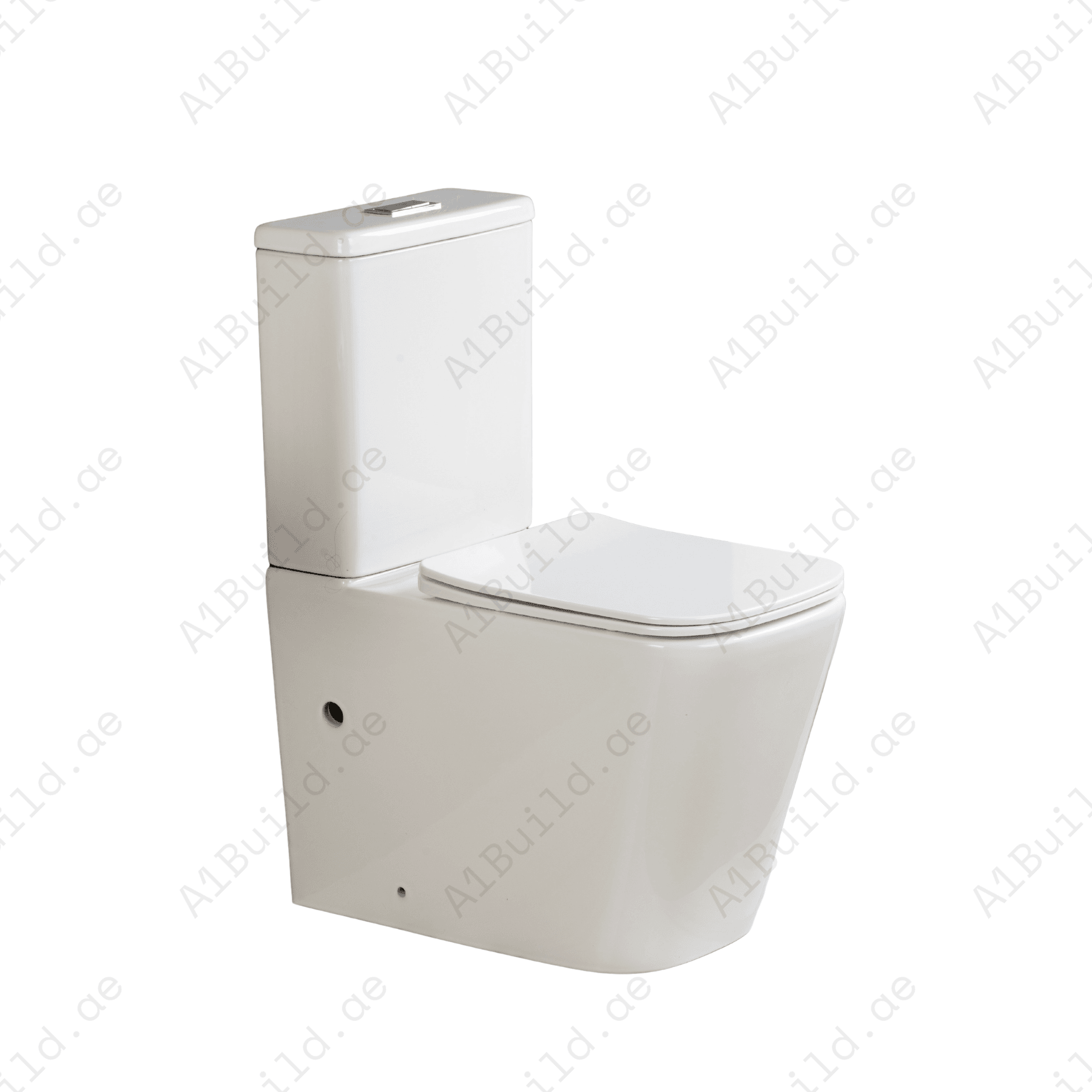 RIMLESS CLOSE COUPLED WC PAN, 610*365*810 MM, WHITE. STEINHEIM –UP: CISTERN WITH LID WITH GEBERIT MECHANISM, WHITE. STEINHEIM –UP: DUROPLAST SOFT- CLOSING SEAT AND COVER, WHITE.
