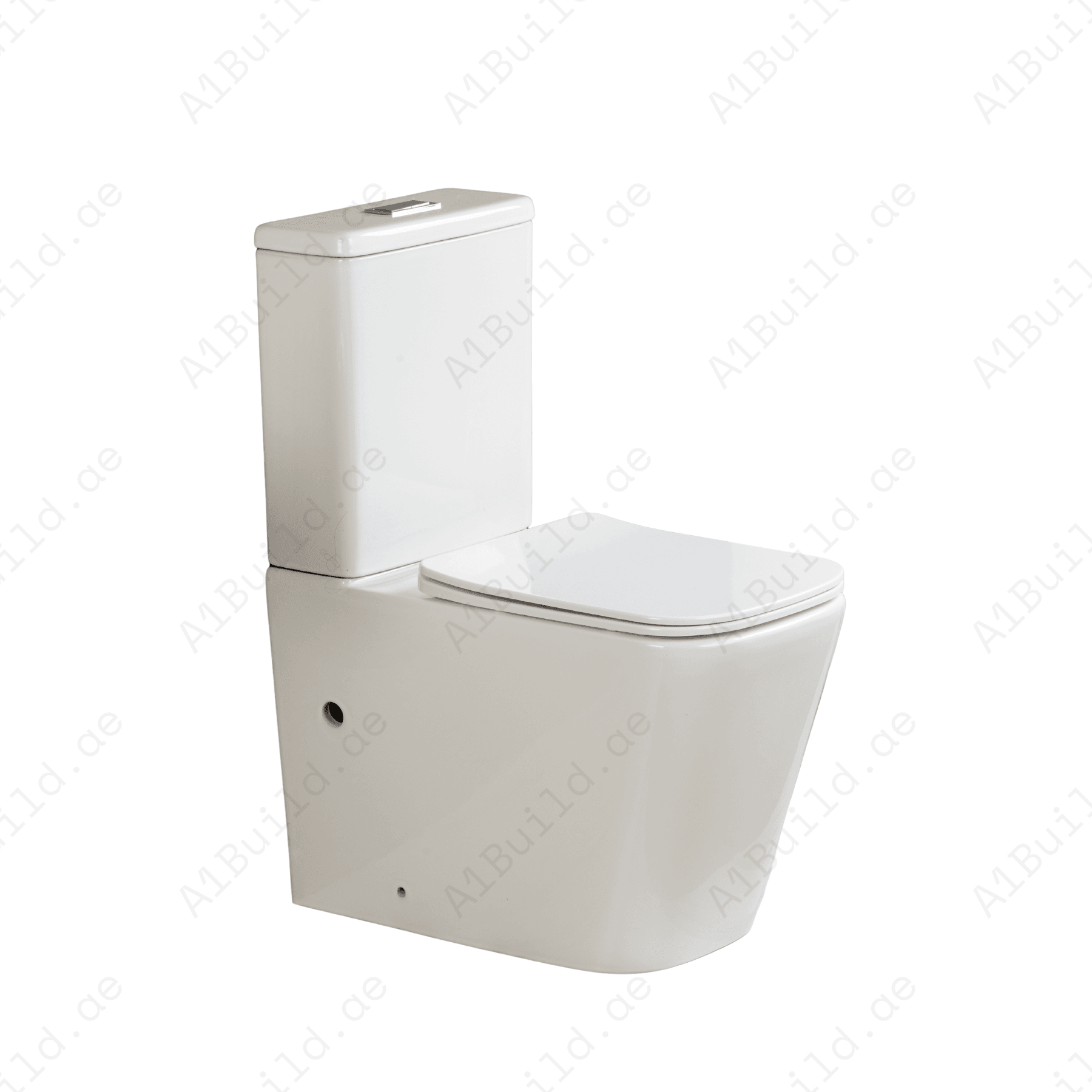 RIMLESS CLOSE COUPLED WC PAN, 610*365*810 MM, WHITE. STEINHEIM –UP: CISTERN WITH LID WITH GEBERIT MECHANISM, WHITE. STEINHEIM –UP: DUROPLAST SOFT- CLOSING SEAT AND COVER, WHITE.