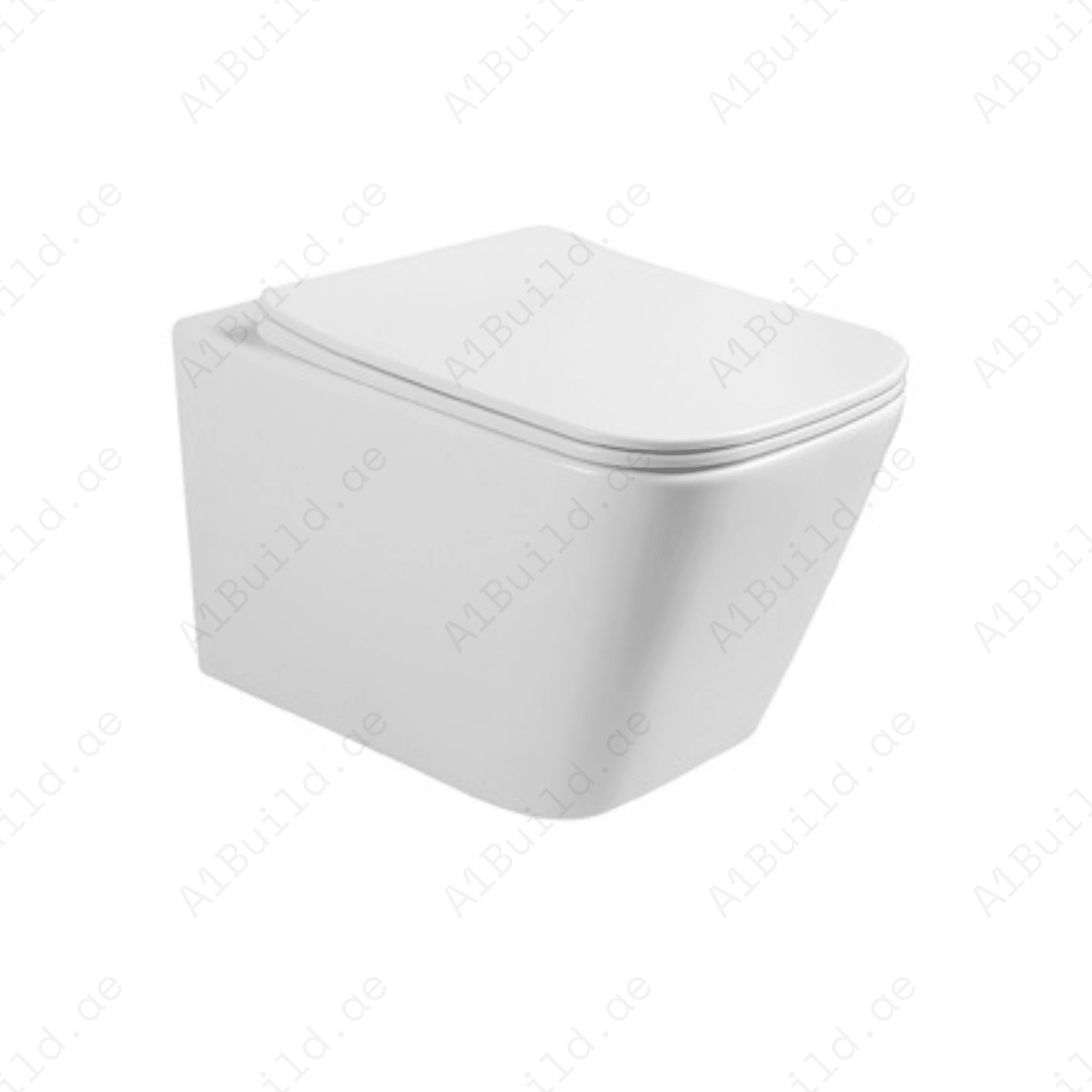 RIMLESS WALL HUNG W.C, SIZE: 510*345*340 MM, WHITE COLOR. STEINHEIM –UP: SLIM DUROPLAST SOFT- CLOSING SEAT AND COVER, WHITE COLOR