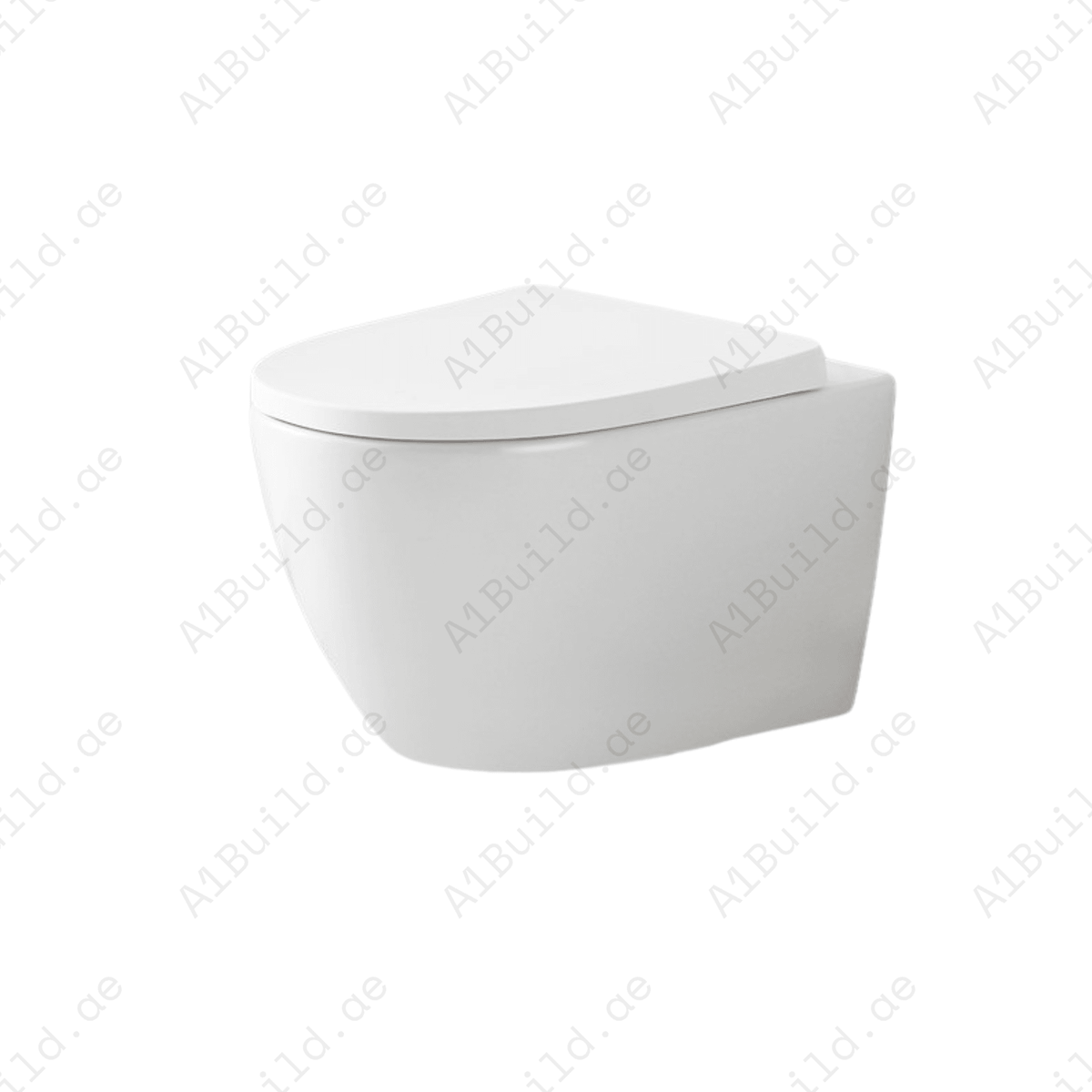 RIMLESS FLOOR STANDING BACK TO WALL WC PAN, 560*360*400 MM,.STEINHEIM –JOY: DUROPLAST SOFT- CLOSING SEAT AND COVER, WHITE
