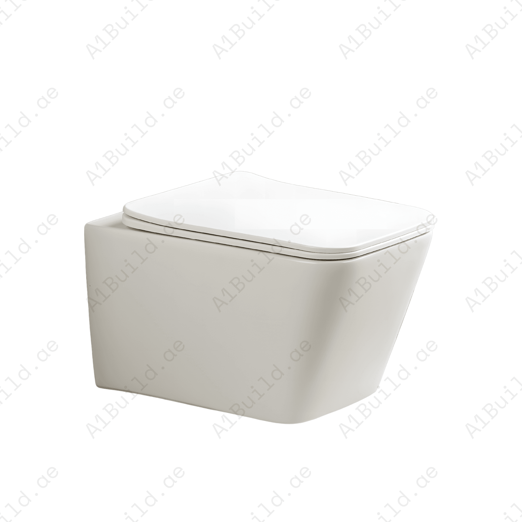 RIMLESS WALL HUNG W.C, SIZE: 510*345*340 MM, MATT WHITE STEINHEIM –UP: SLIM DUROPLAST SOFT- CLOSING SEAT AND COVER, MATT WHITE