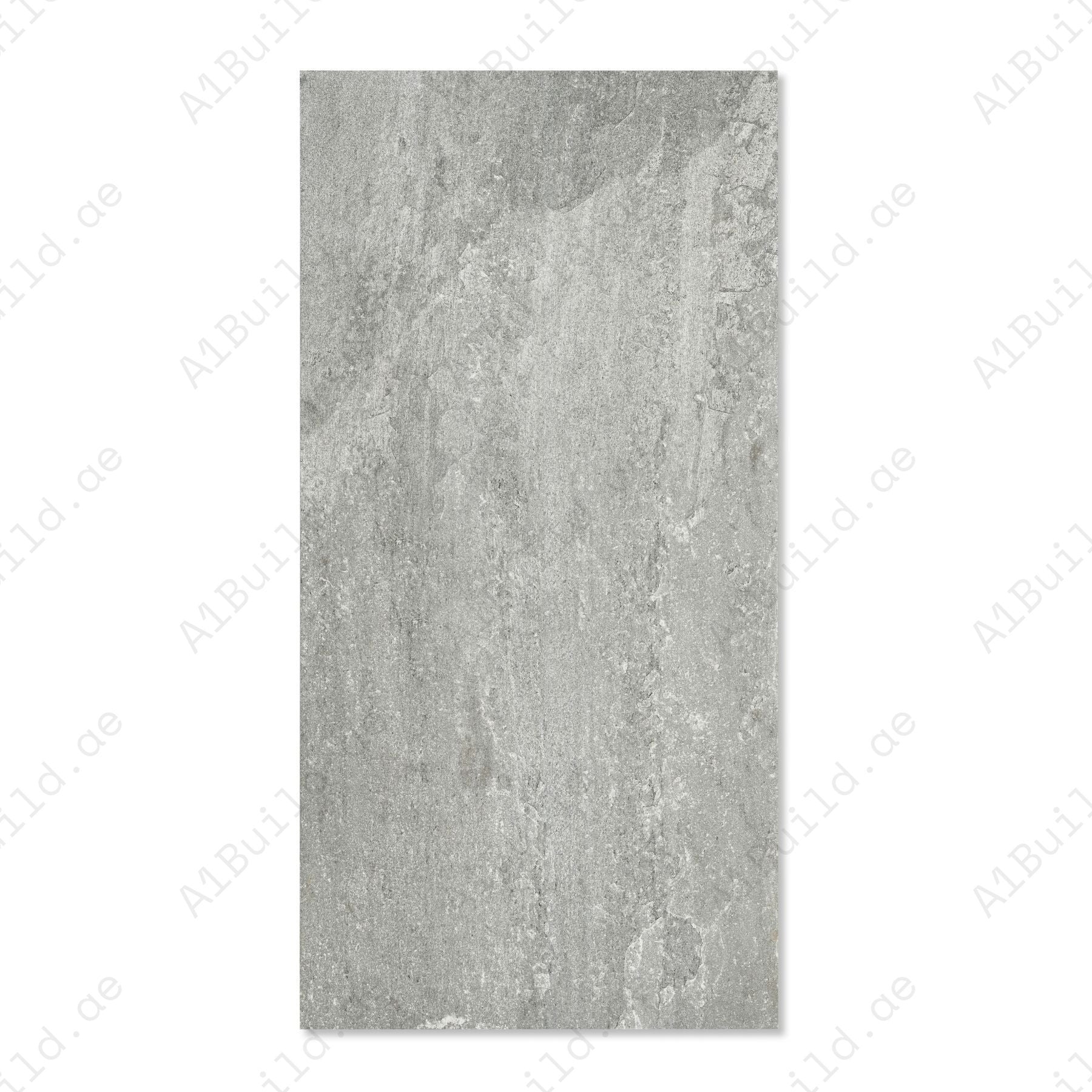 Rasa Grey matt porcelain tile 60x120cm x2mm with natural stone texture, durable large format surface ideal for modern floors, walls and stylish interiors.