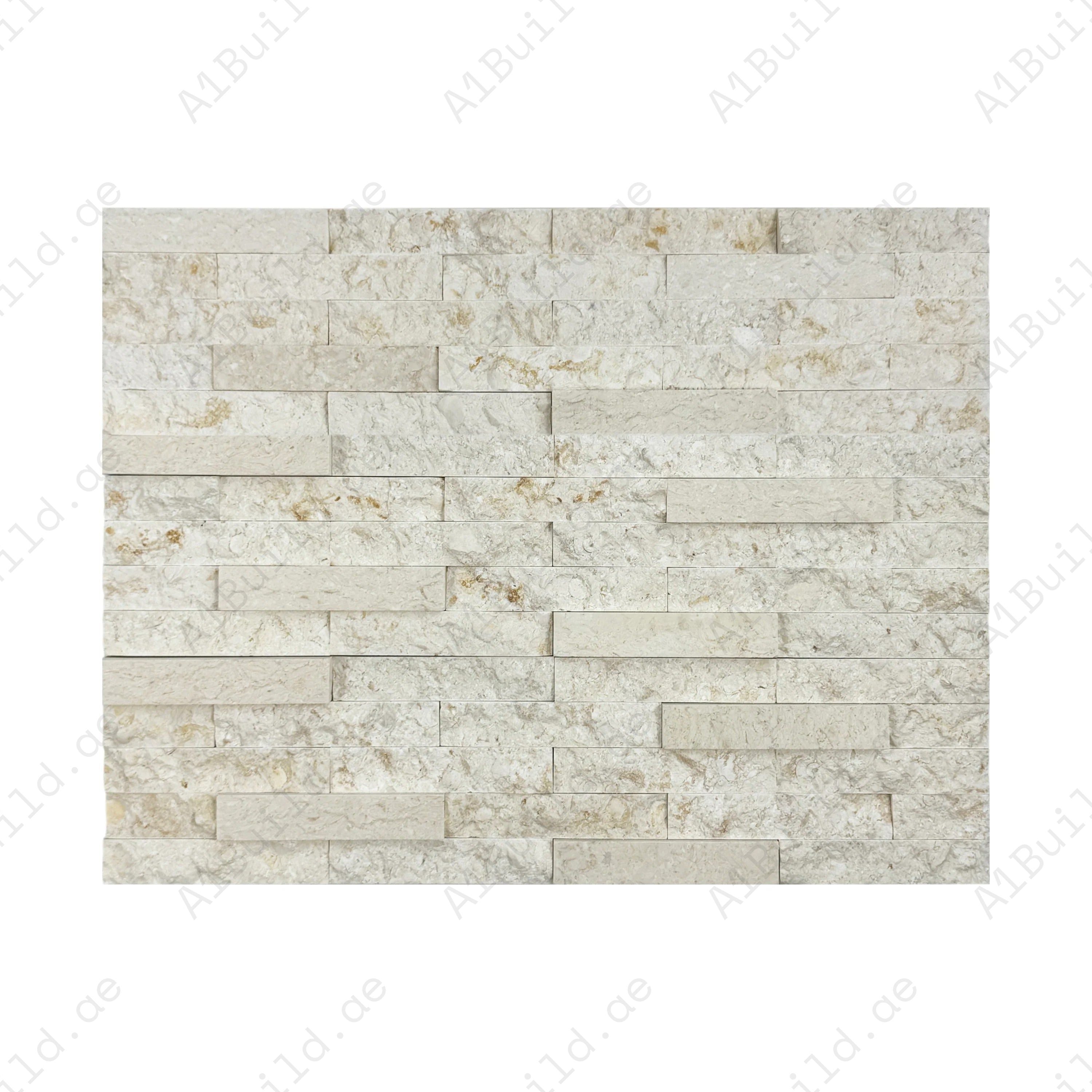 Refine spaces with Luxe Aura Light Beige marble cladding. Polished & split slate finish, durable & stylish for feature walls, fireplaces & exterior facades.