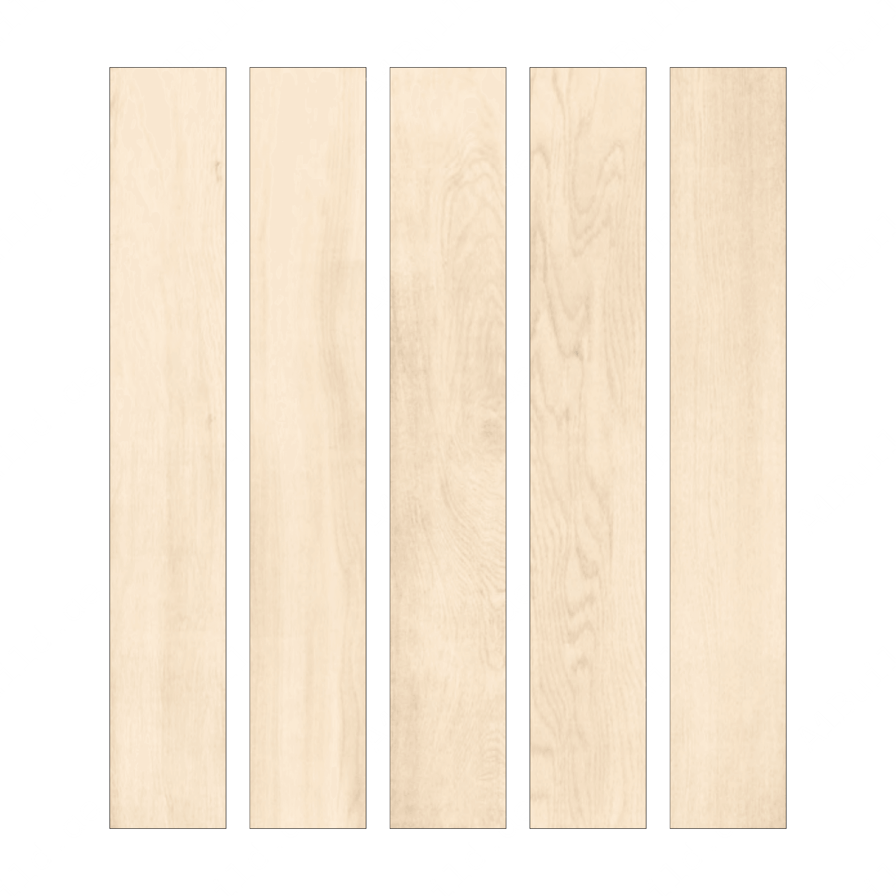 Rivera Ivory (20X120cm Matt Finish Parquet Porcelain Indoor, Floor Tiles)