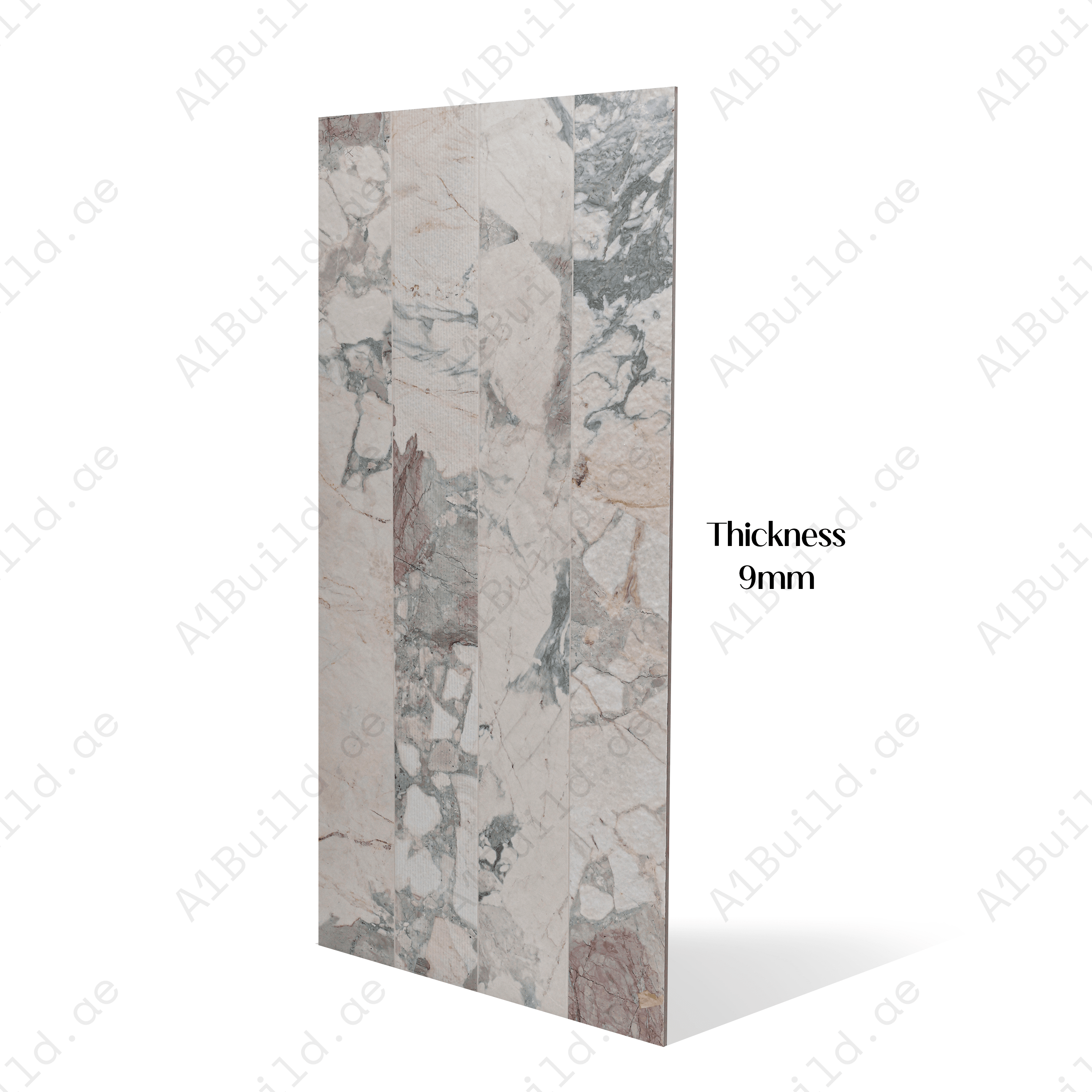 Rock Monti Venato Grey & Off White Porcelain Tile 60x120cm with Antiglare Matt finish. Premium 9mm thickness, stylish and durable. Perfect for walls and floors.