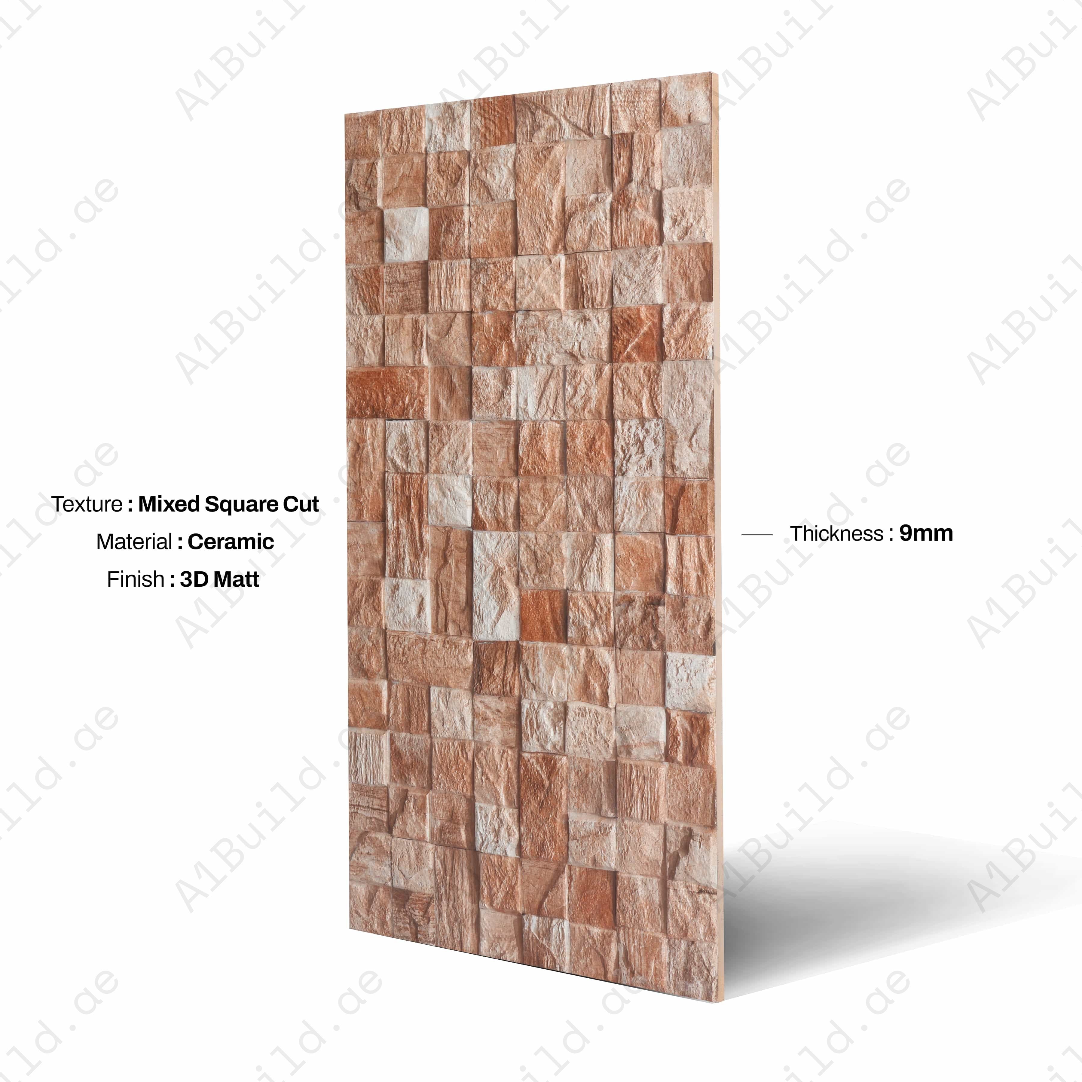 Rock Ocre – Textured Indoor Tile for Kitchen & Bathroom Walls