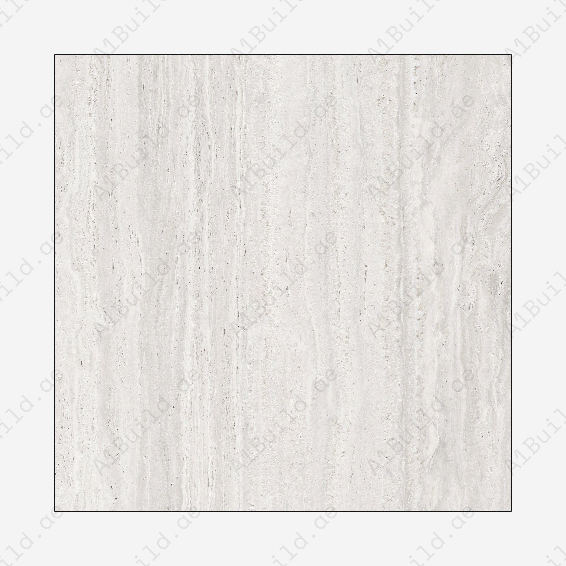 Roma Travertine Bianco (120X120cm 09mm Random Carving Matt Porcelain Tiles for Indoor Spaces)