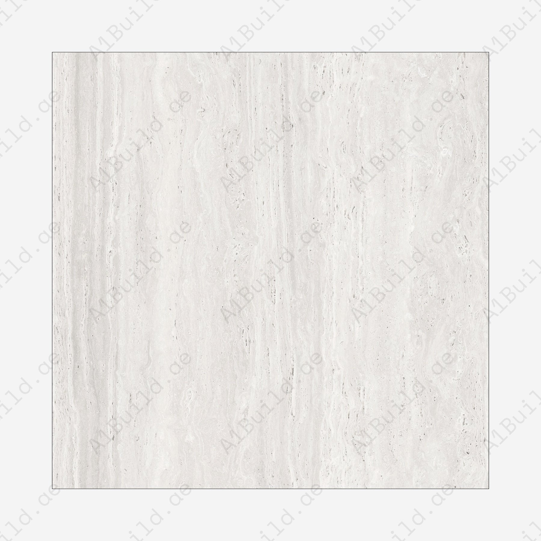 Roma Travertine Bianco (120X120cm 09mm Random Carving Matt Porcelain Tiles for Indoor Spaces)