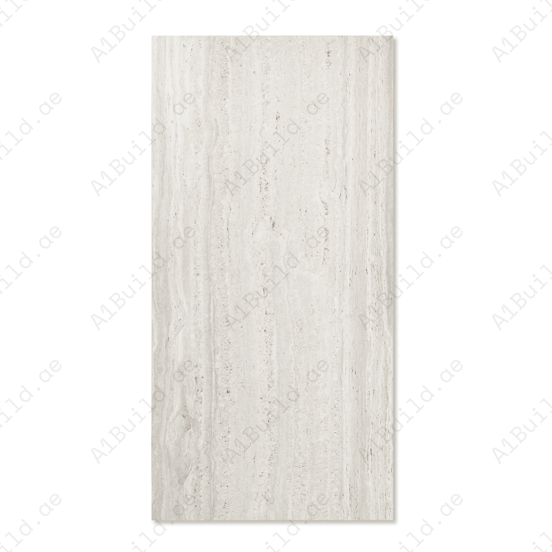 Roma Travertino Bianco porcelain tile 60x120cm 9mm thickness, white travertine marble look design, durable porcelain tile for elegant floors and walls.