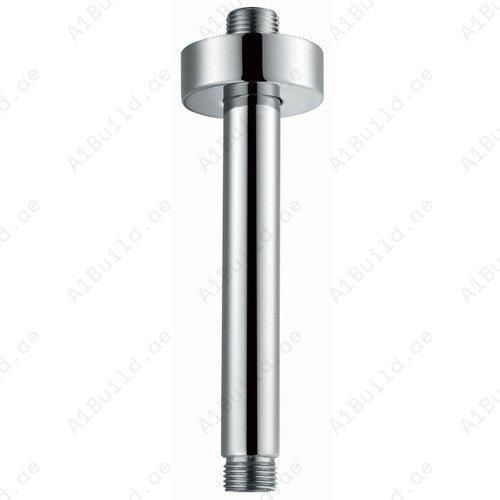 Round Ceiling Shower Arm 150mm - Premium Chrome Finish for Modern Bathrooms