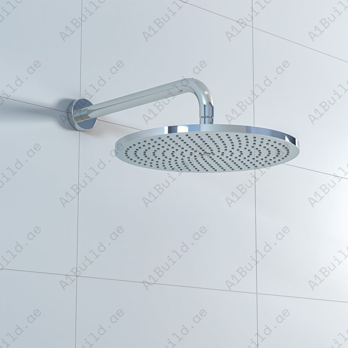 Round Rain Shower Head 250 mm – Premium Chrome, Hesanit 100% Made in Germany