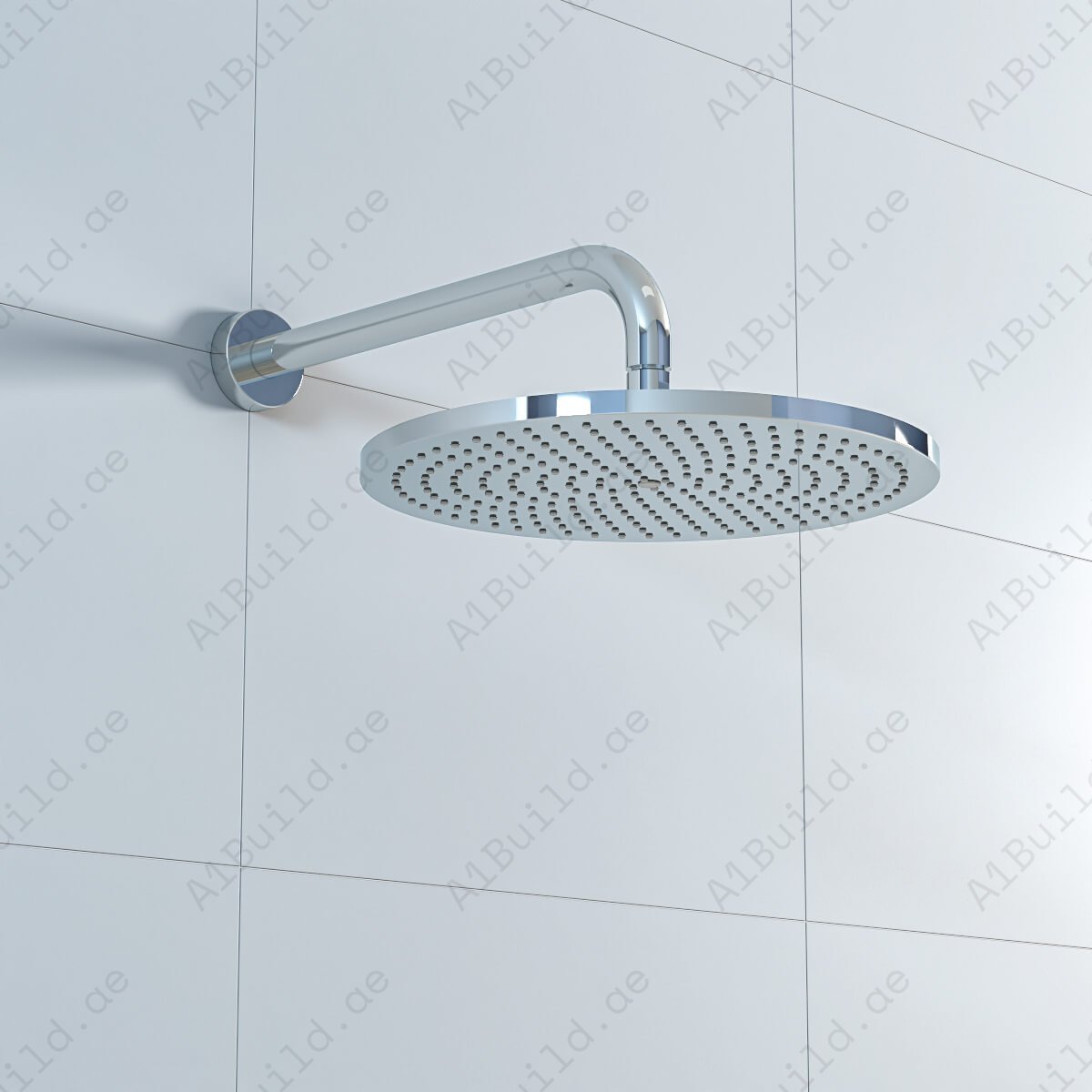 Round Rain Shower Head 250 mm – Premium Chrome, Hesanit 100% Made in Germany
