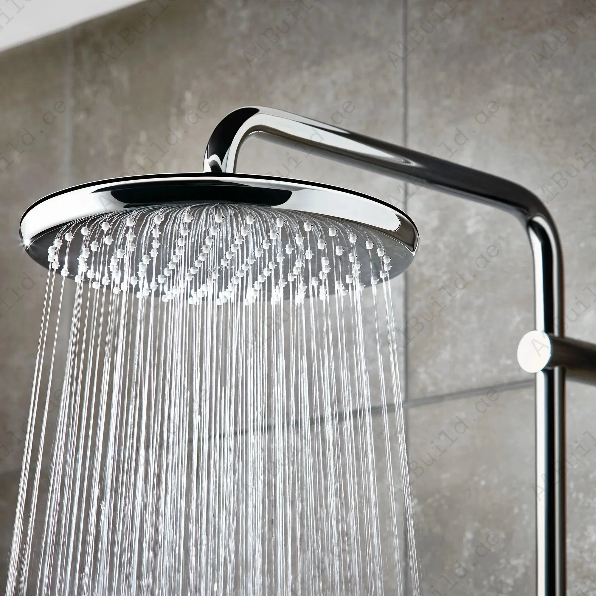 Round Shower Arm 400mm – Premium Chrome, 100% Made in Germany | Hesanit