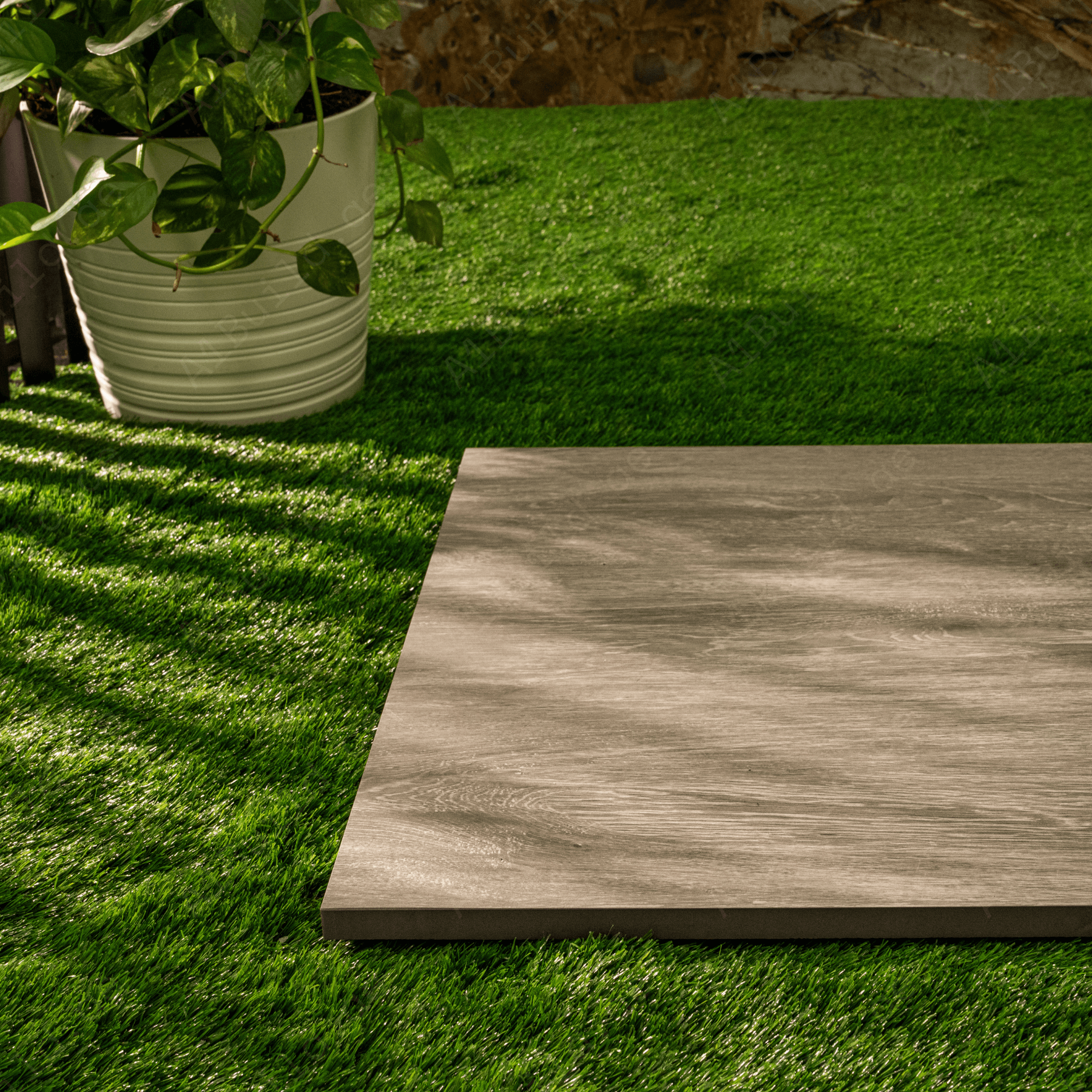 Rowerwood Brown porcelain tile 60x120cm 9mm thickness, wood look design, durable porcelain tile for warm natural floors and walls.