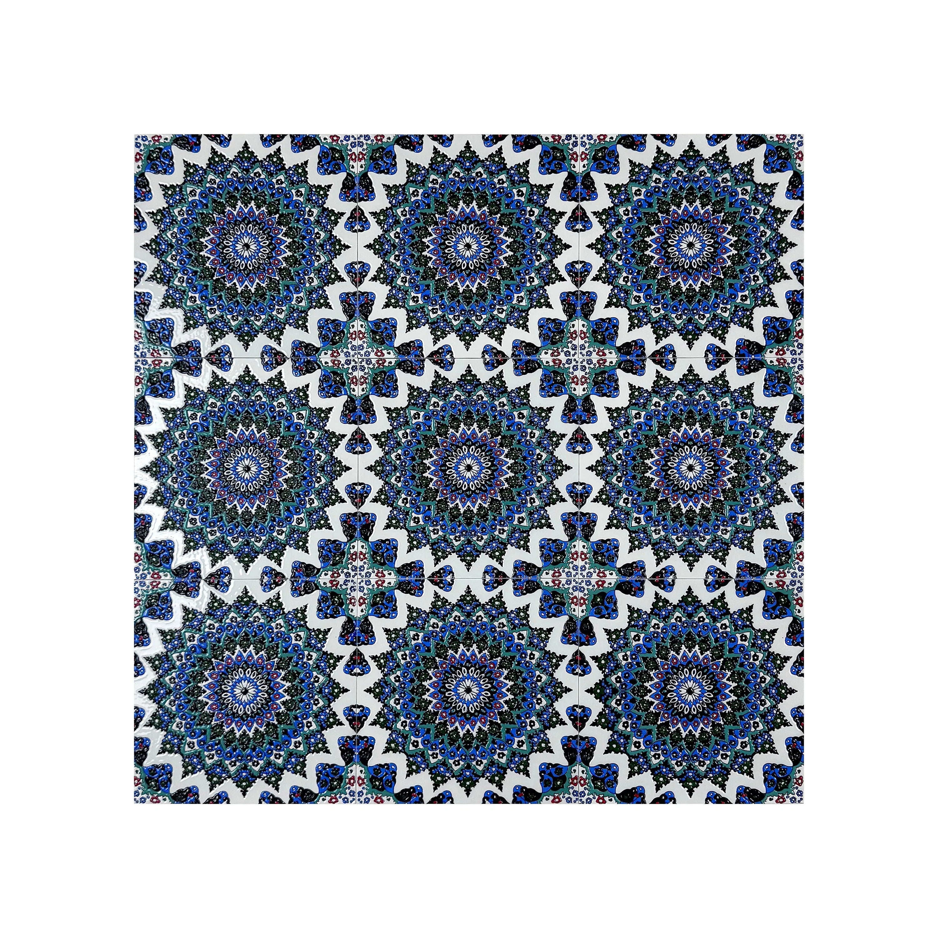 Royal Souk Moroccan Style Glossy Ceramic Tile Pattern 209 – Elegant, durable ceramic tile for stylish walls and floors, perfect for Moroccan-inspired décor.