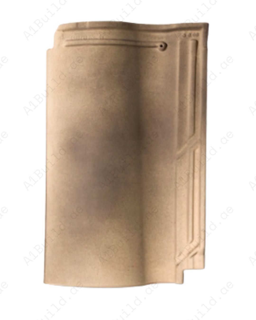 Rustico Arena roof tile — rustic beige finish, durable ceramic body, 50-year reliability, stylish for warm-tone modern home designs.