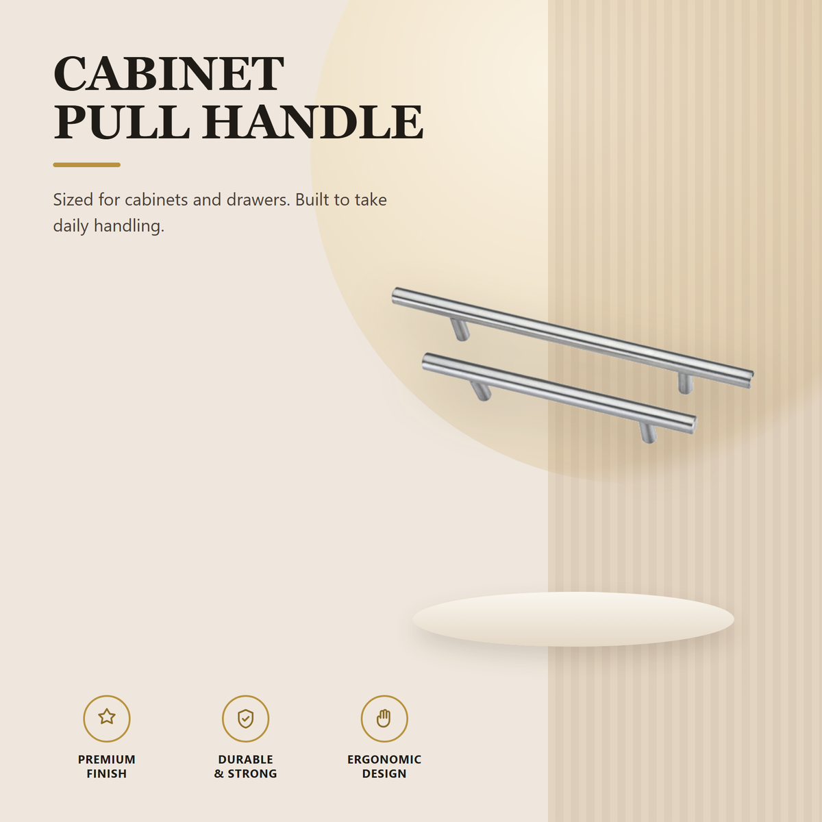 SC-802.SS premium stainless steel cabinet pull from the Stainless Steel Door Lock Series. cabinet pull with 64, 96, 128, 160, 192, 224, 256, 288 mm centres, 35 mm projection. Built for smooth, reliable everyday use.