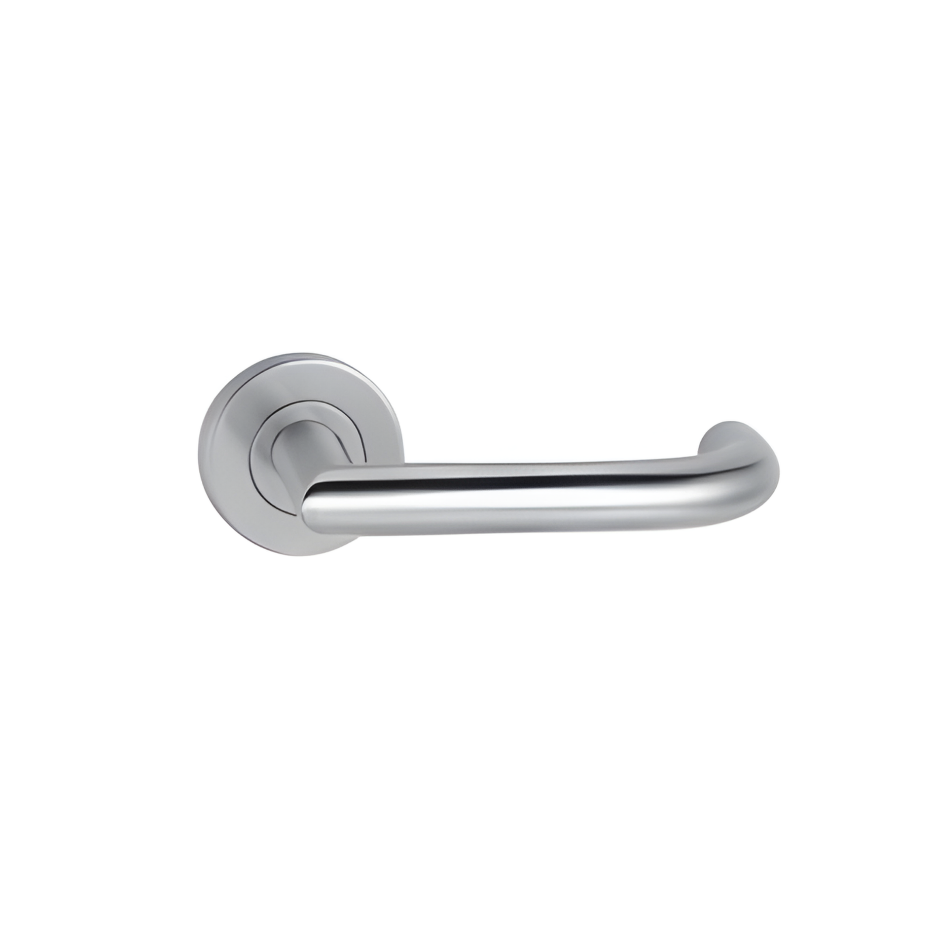 SRH.06 premium stainless steel door lock handle with a refined brushed finish. Perfect for luxury homes, hotels, offices, and contemporary interior spaces.