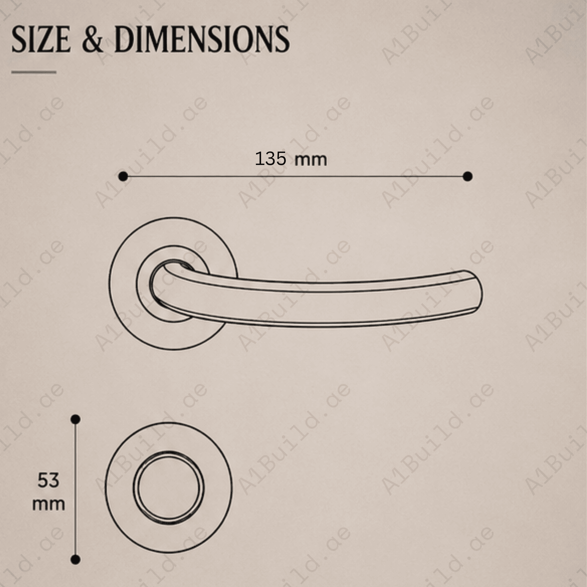 SRH.08 premium stainless steel door lock handle with a brushed finish. A perfect choice for luxury homes, hotels, offices, and contemporary interior spaces.
